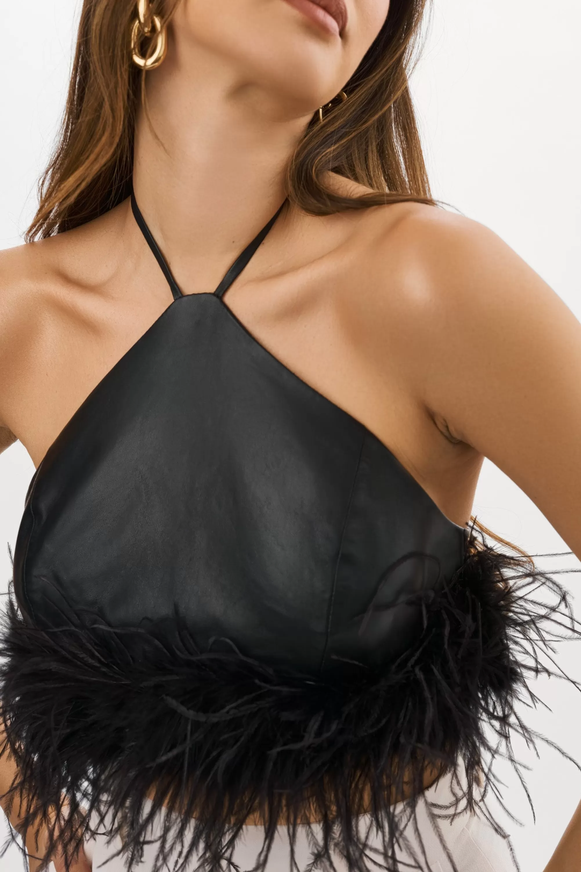 Clearance LAMARQUE AISSA | Halter Top Black