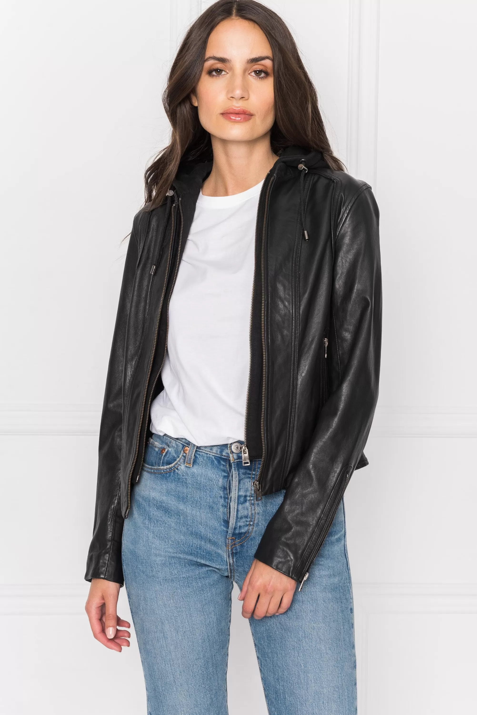 Discount LAMARQUE ARLETTE | Leather Biker Jacket Black