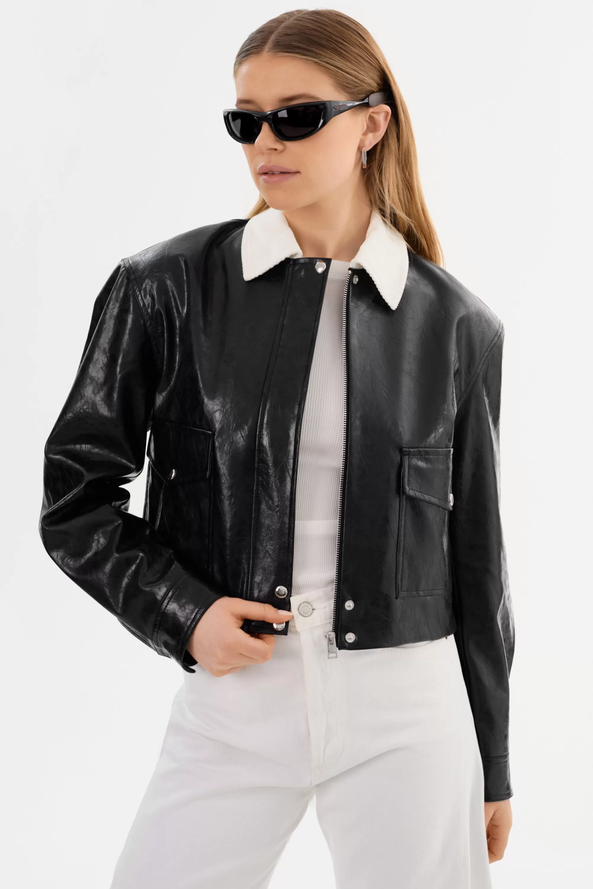 Cheap LAMARQUE BRAYLIN | Faux Leather Jacket Black