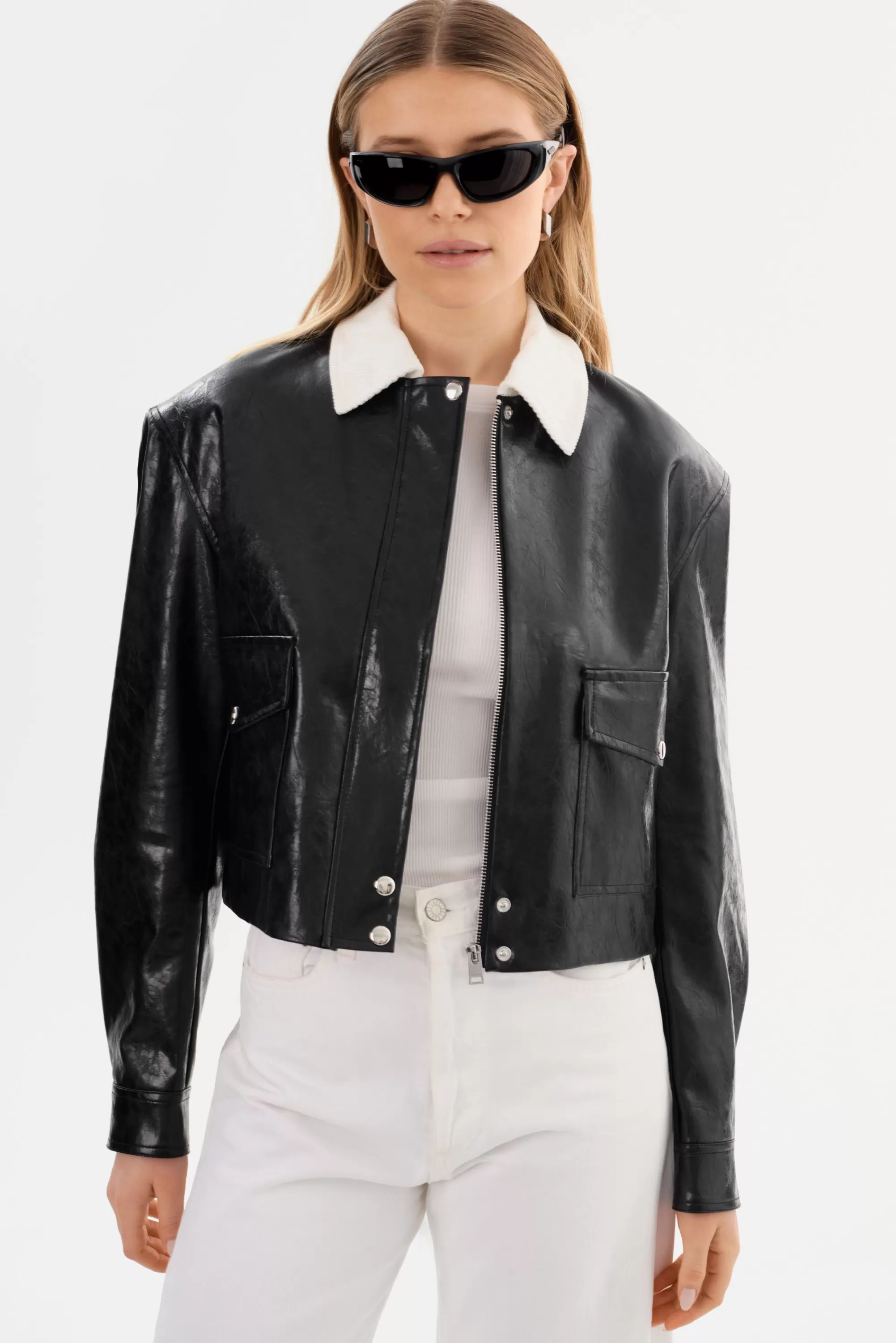 Cheap LAMARQUE BRAYLIN | Faux Leather Jacket Black