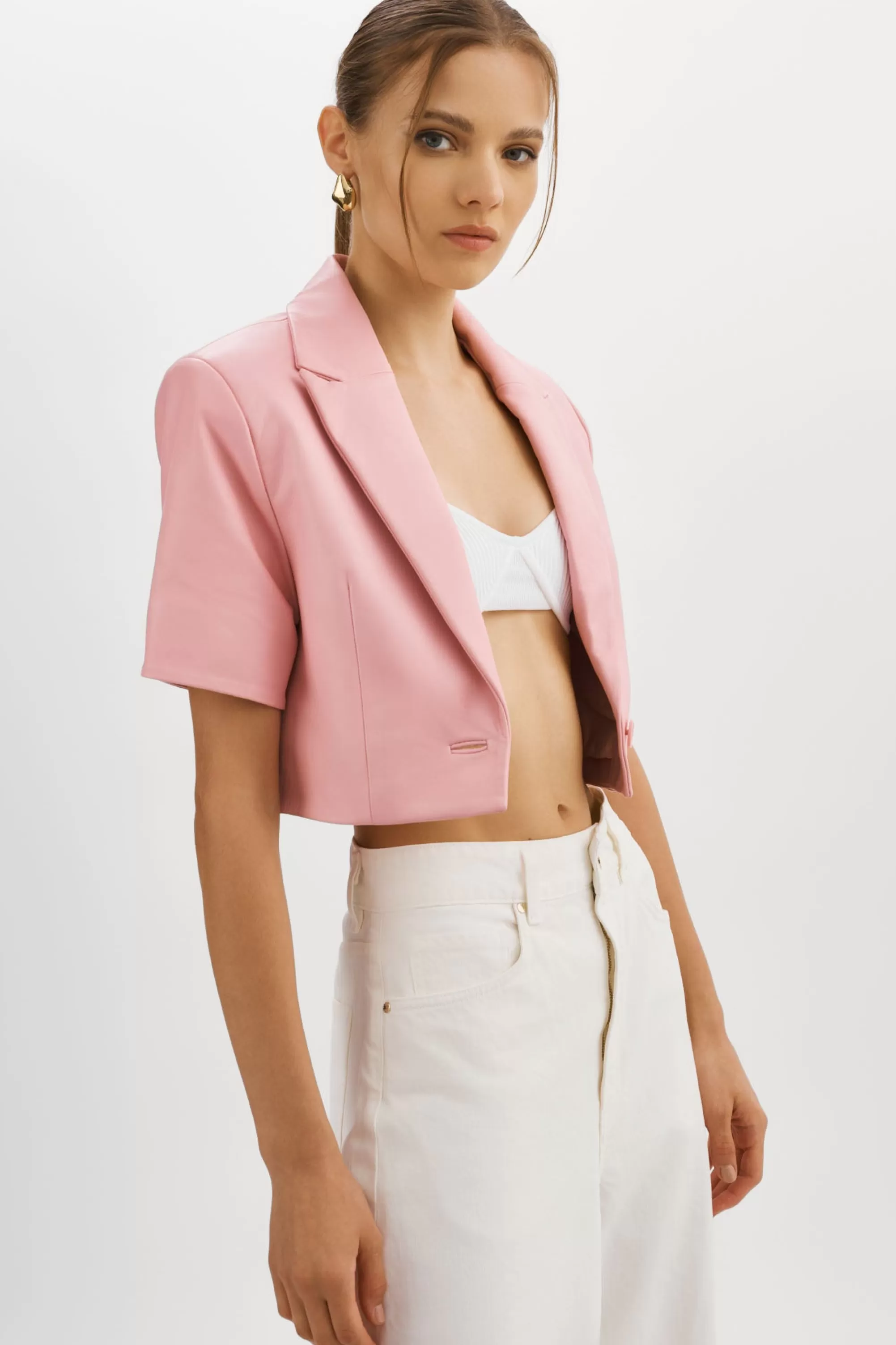 Best LAMARQUE CALATEA | Short Sleeve Blazer Orchid Pink