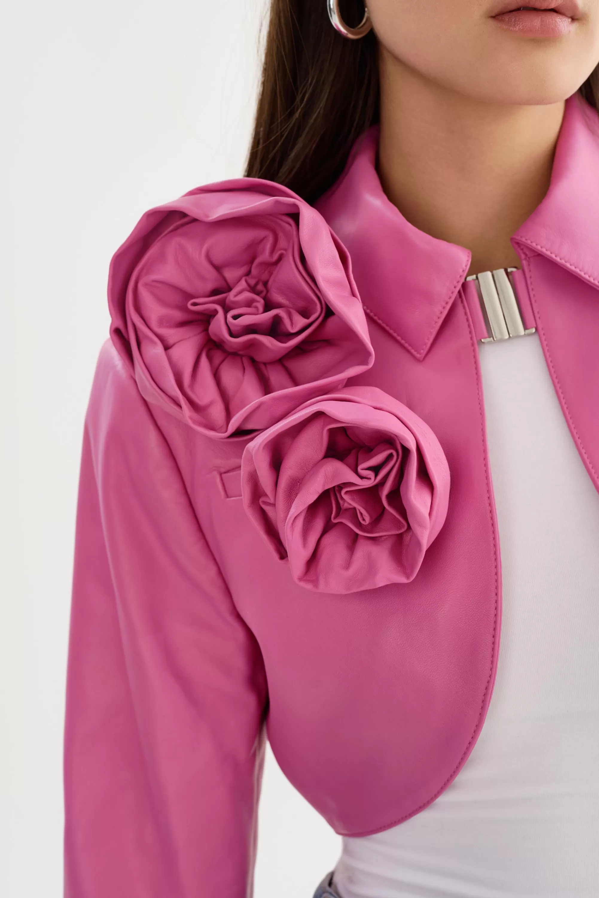 Store LAMARQUE CALISTA | Appliqué Leather Bolero Super Pink