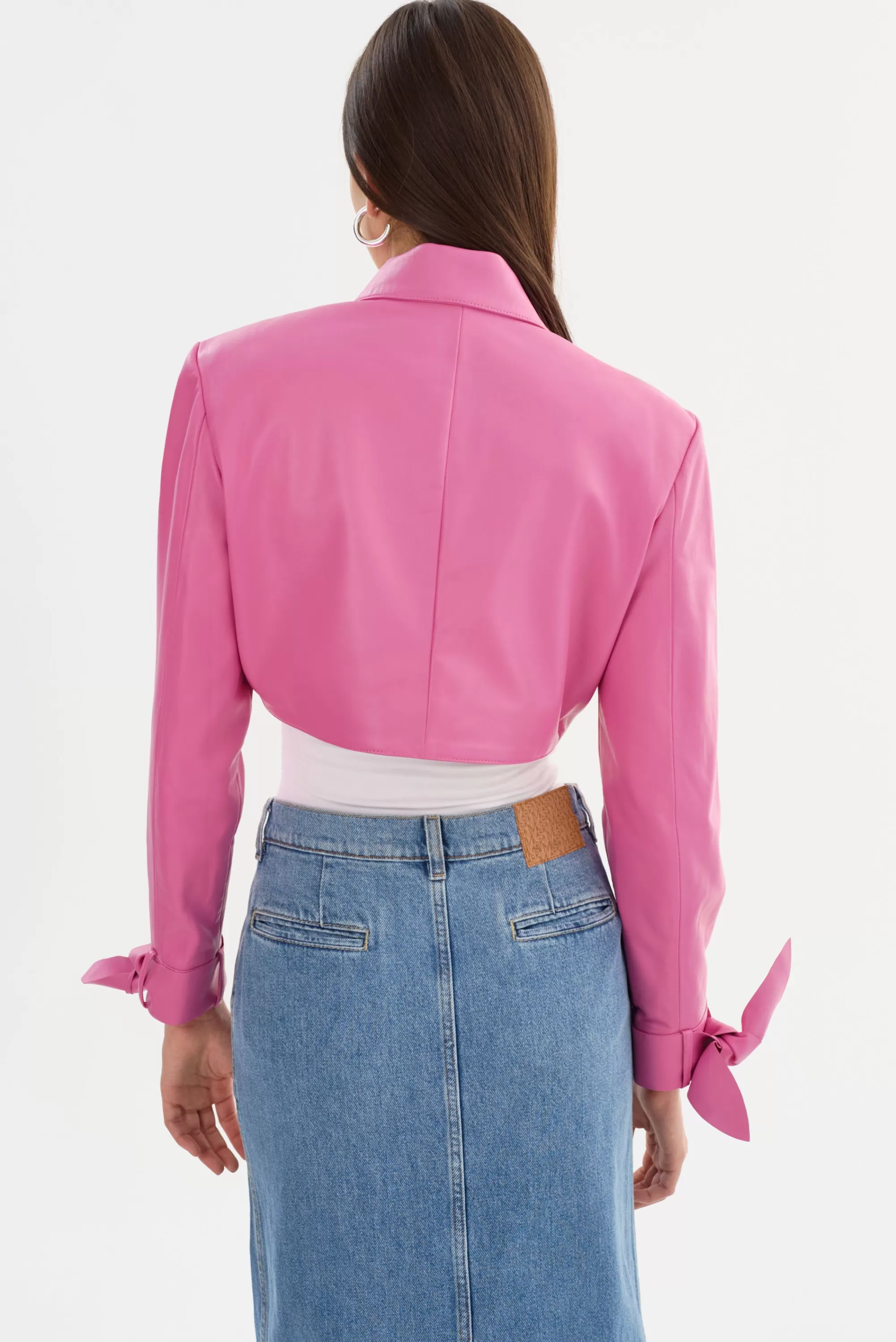 Store LAMARQUE CALISTA | Appliqué Leather Bolero Super Pink