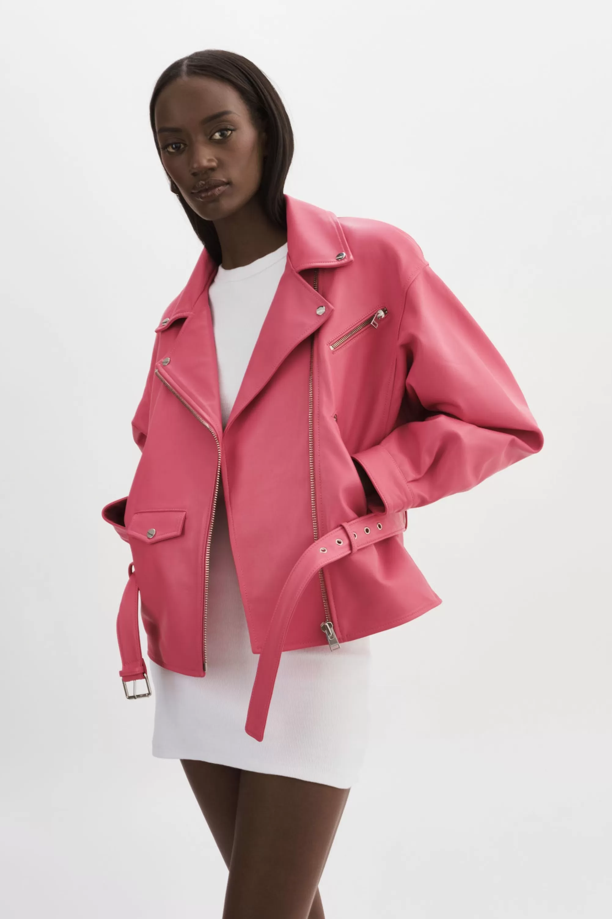 New LAMARQUE DANIELA | Leather Biker Jacket Rosie