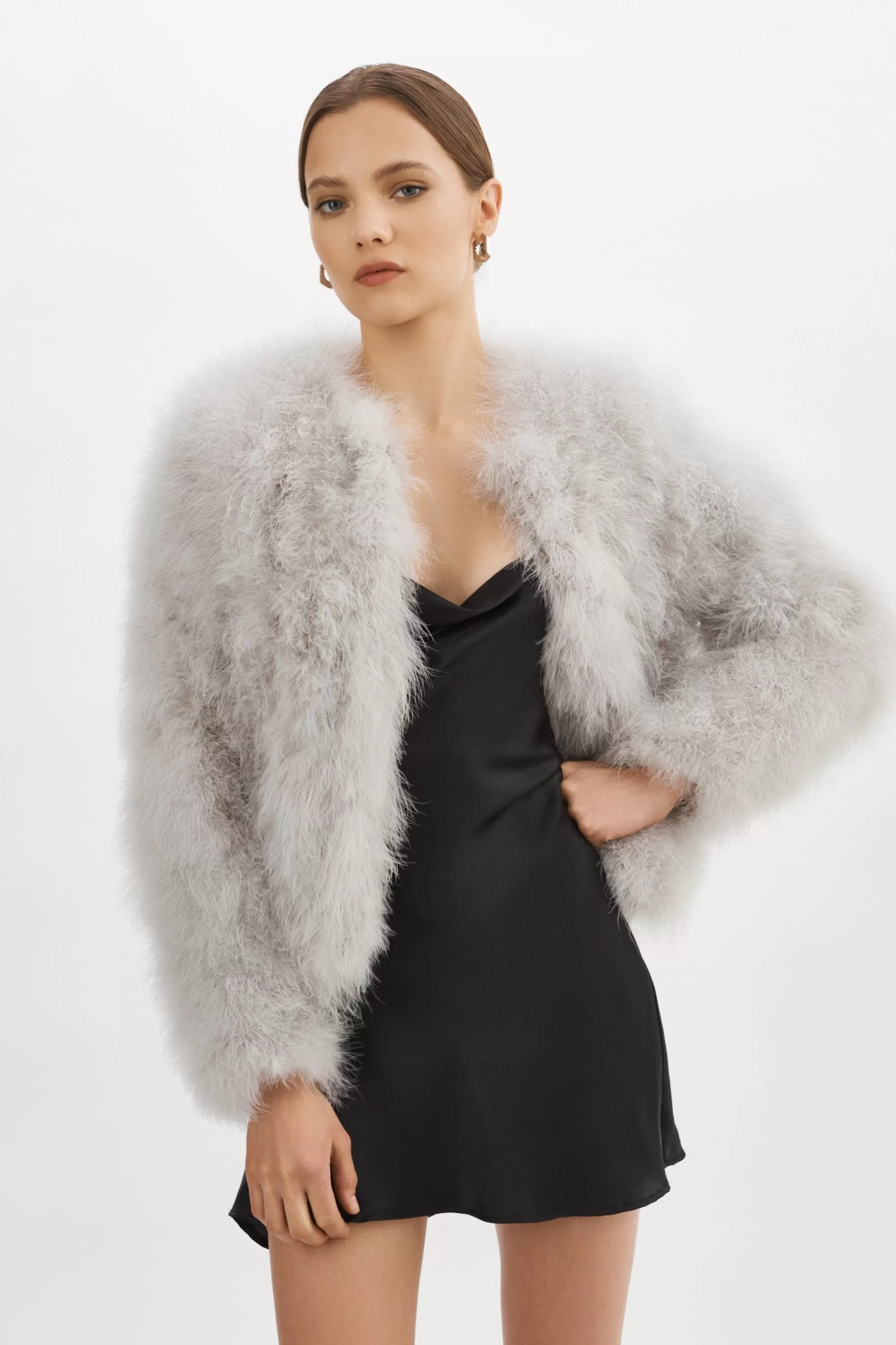 Cheap LAMARQUE DEORA | Feather Jacket Light Grey