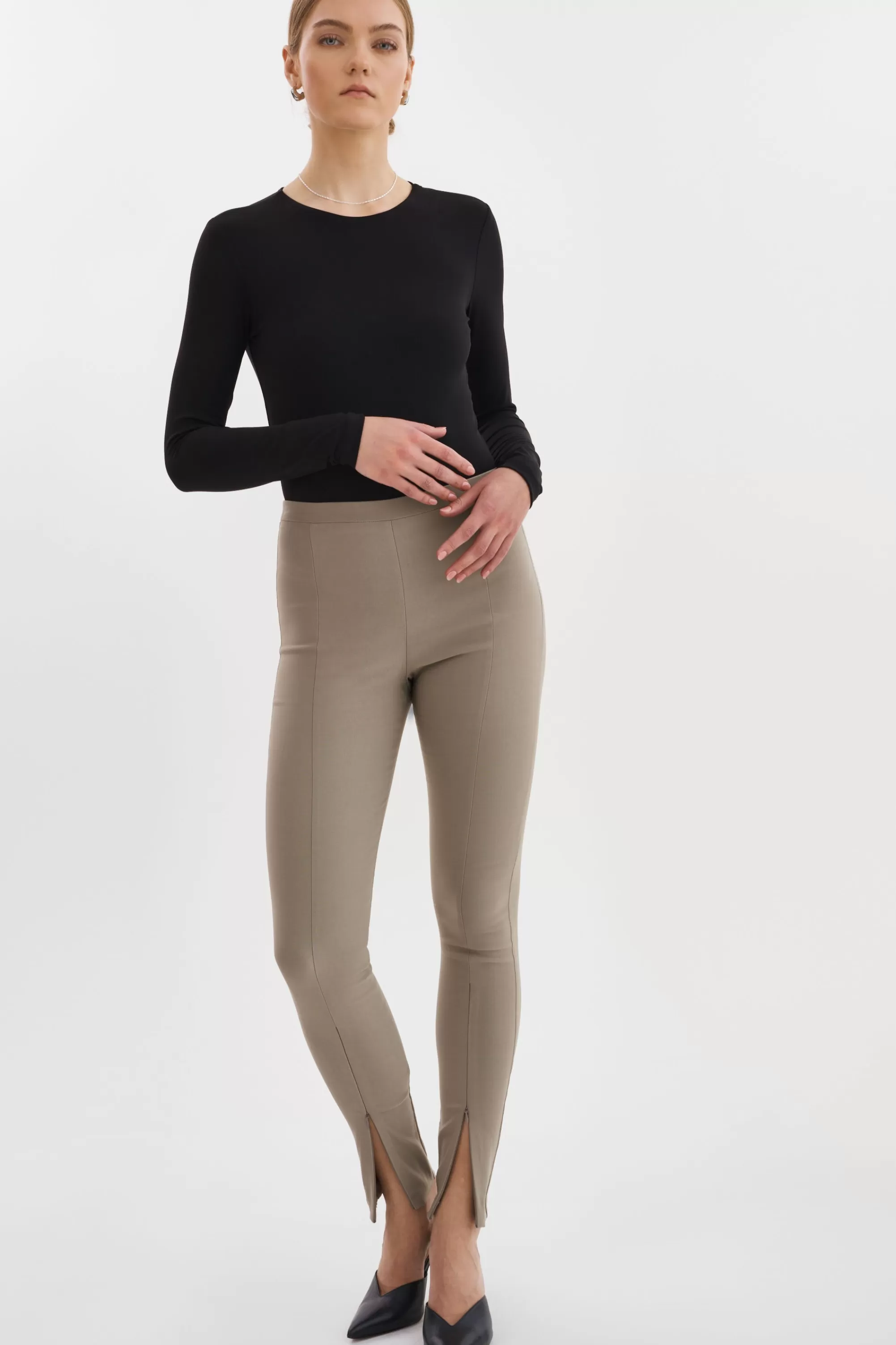 Cheap LAMARQUE ELAINE | Twill Leggings Wood Bridge