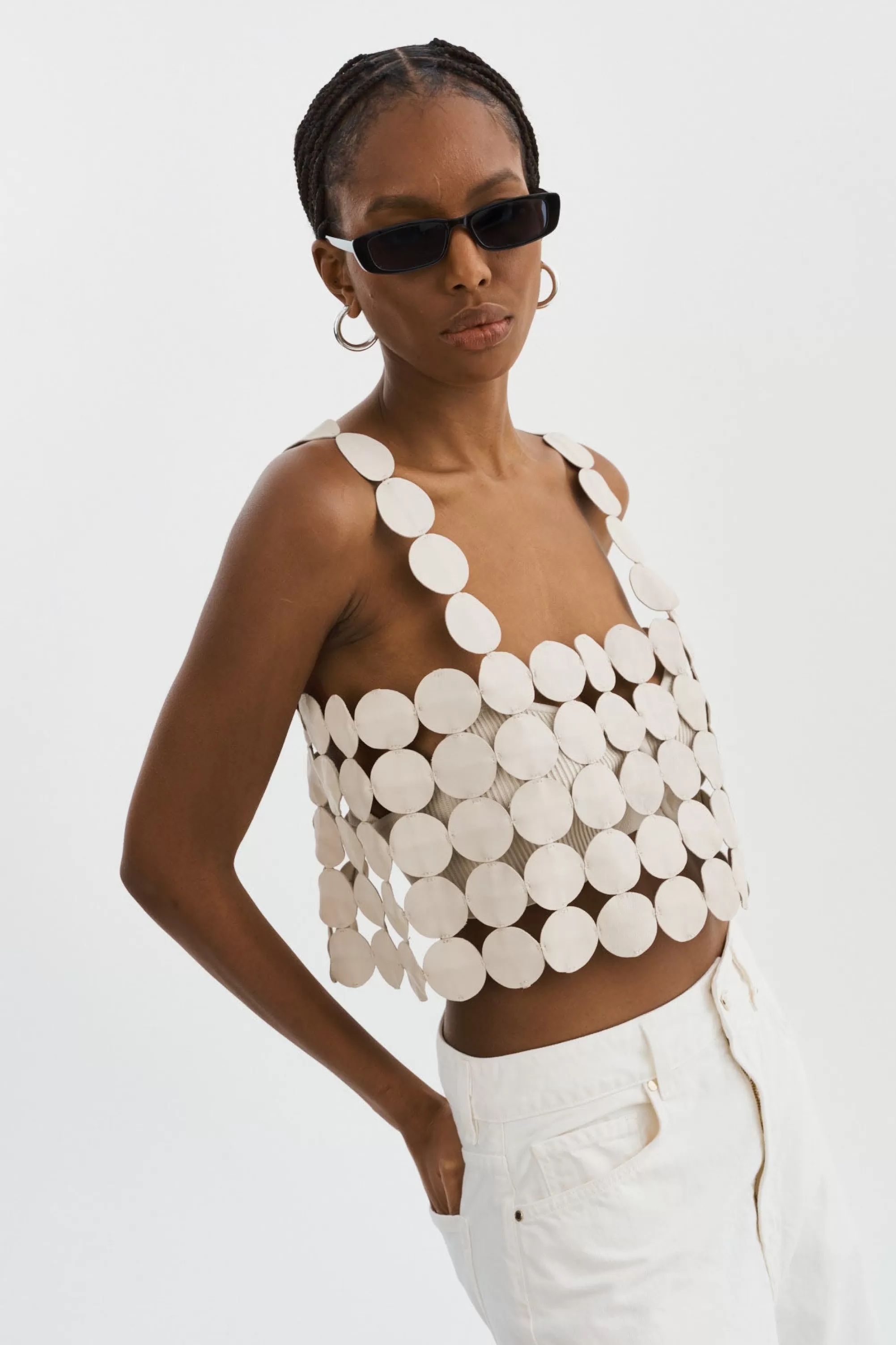 Sale LAMARQUE FINLEY | Multi-Circle Top Bone