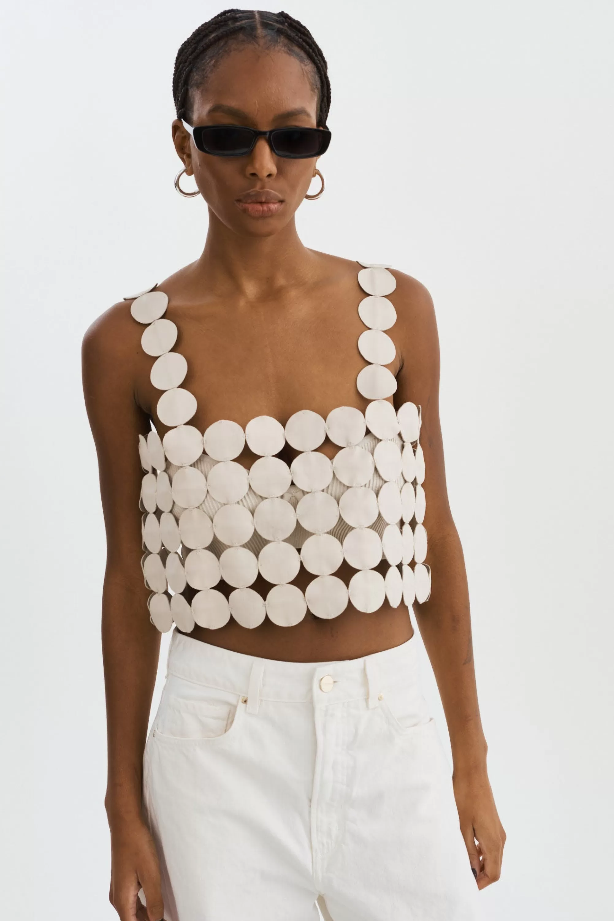 Sale LAMARQUE FINLEY | Multi-Circle Top Bone