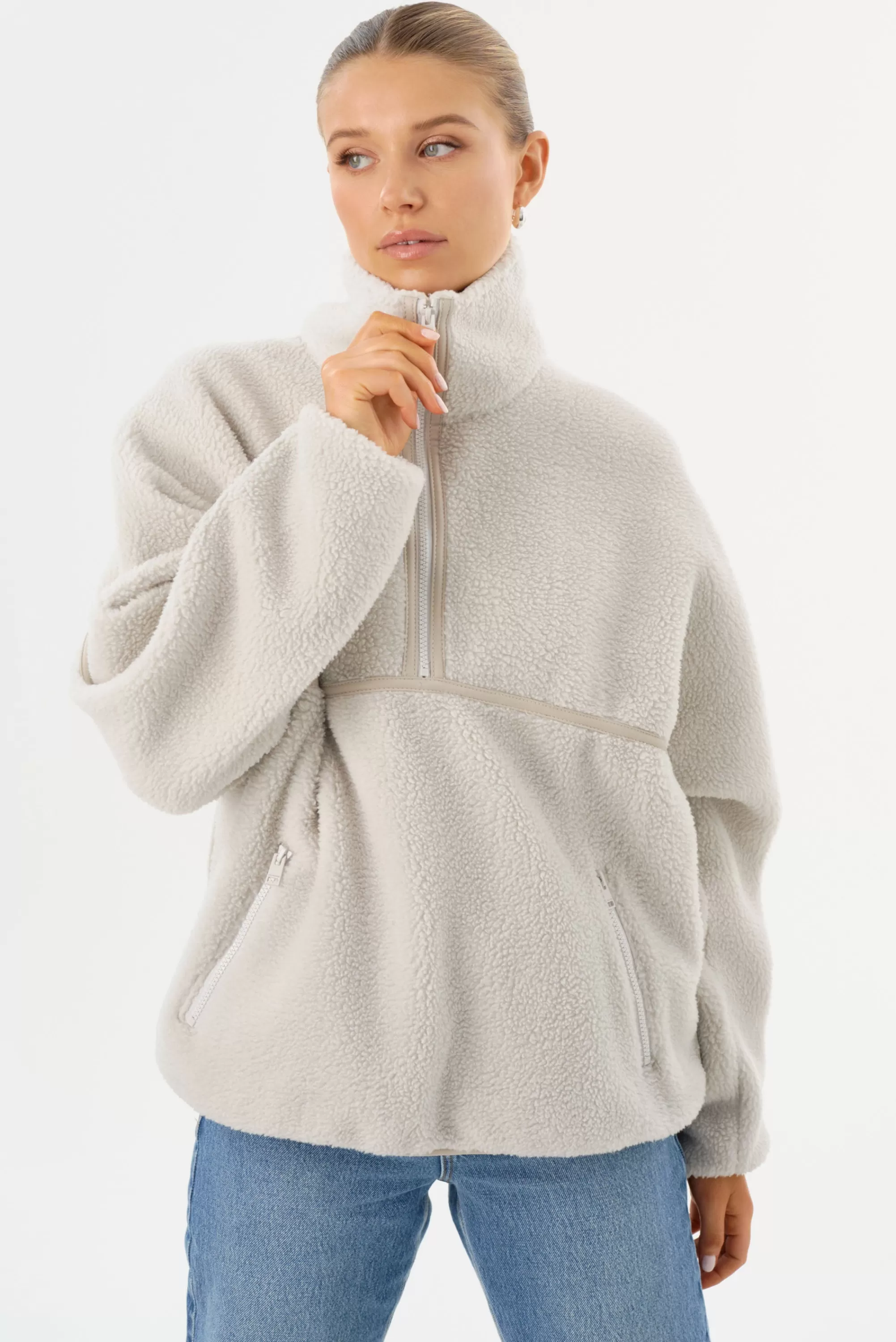 Cheap LAMARQUE HELSA | Polar Fleece Pullover Light Grey