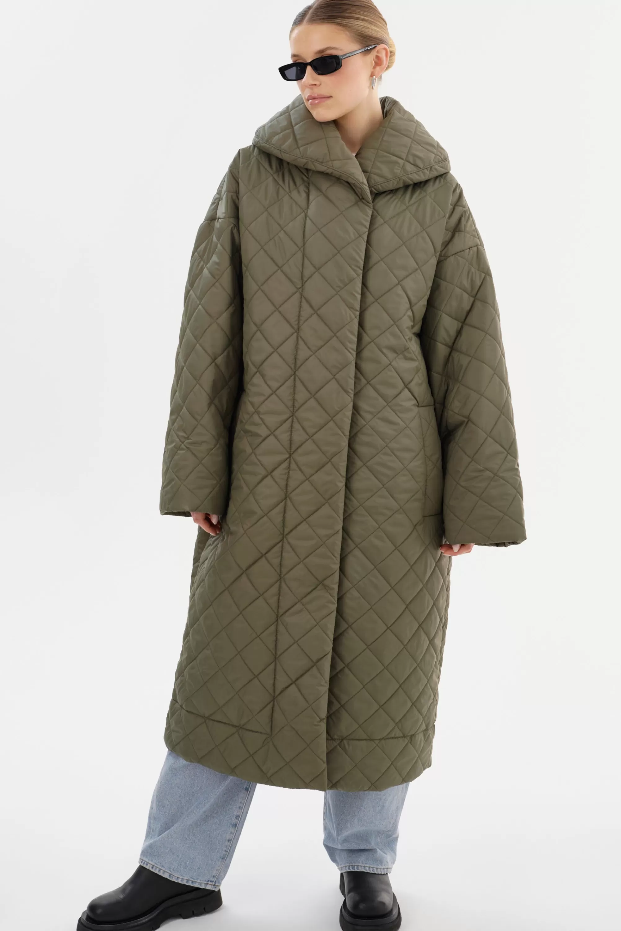 Outlet LAMARQUE HENDRIKA | Oversized Quilted Coat Sage