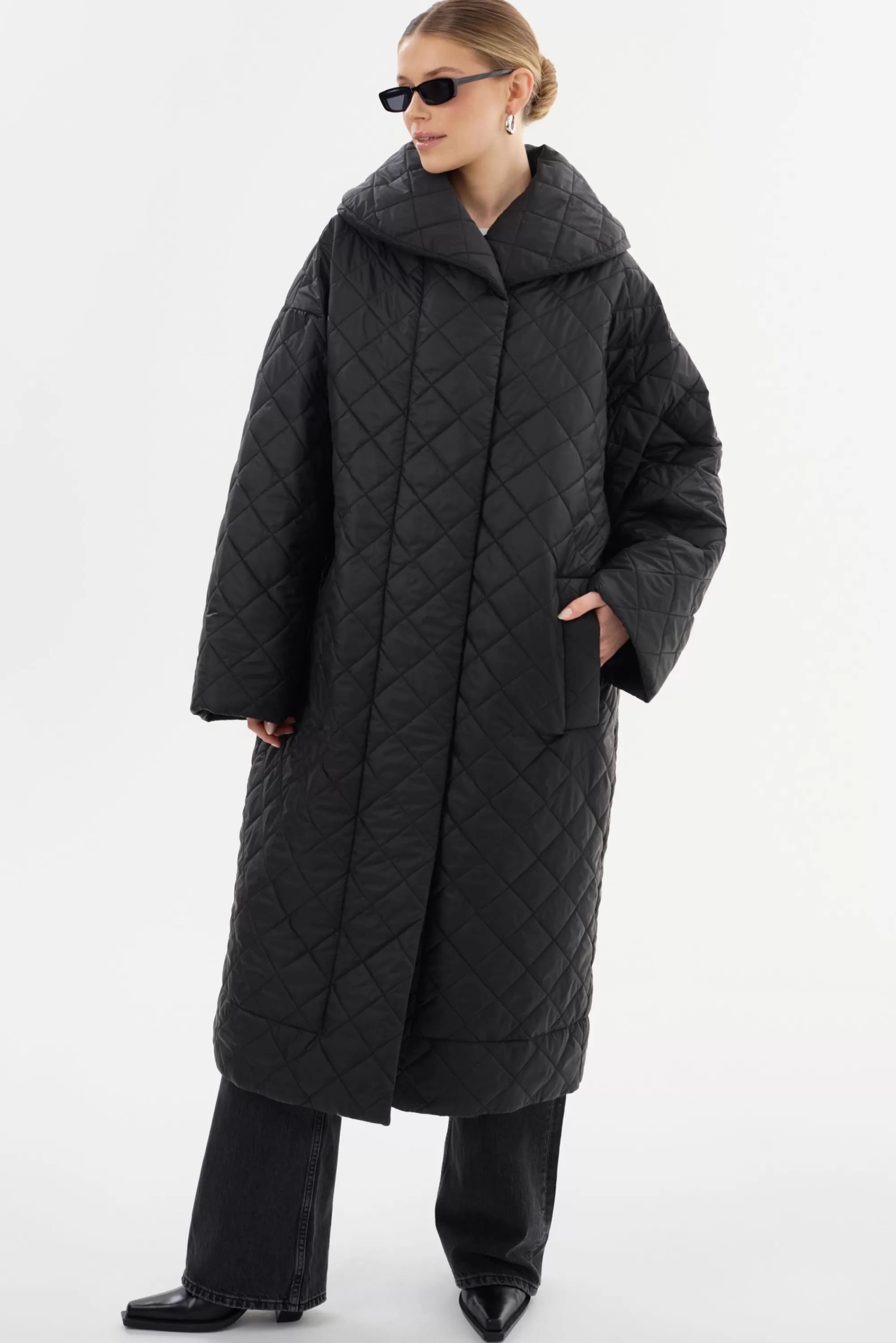 Best LAMARQUE HENDRIKA | Oversized Quilted Coat Black