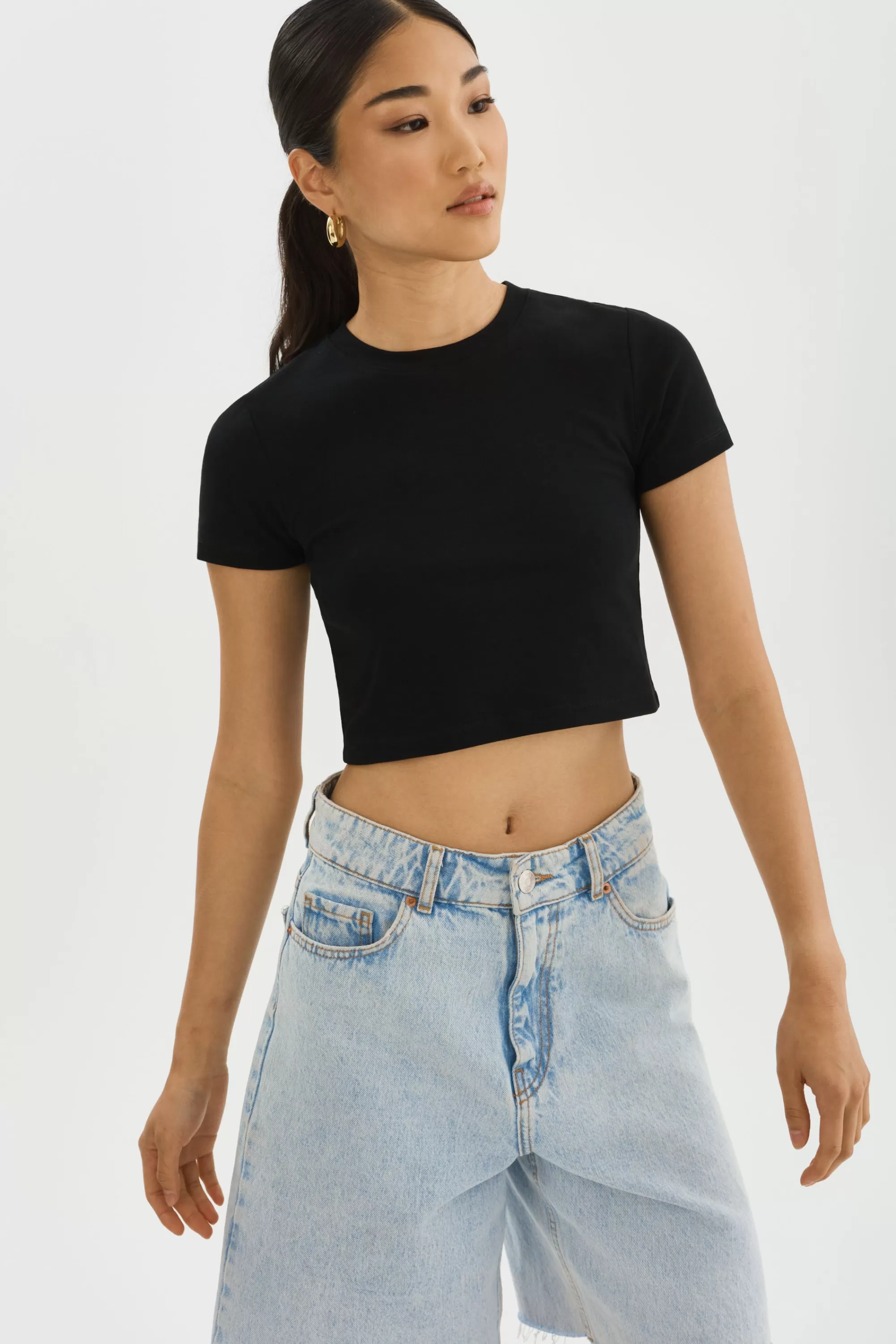 Discount LAMARQUE INGA | Cropped T-Shirt Black