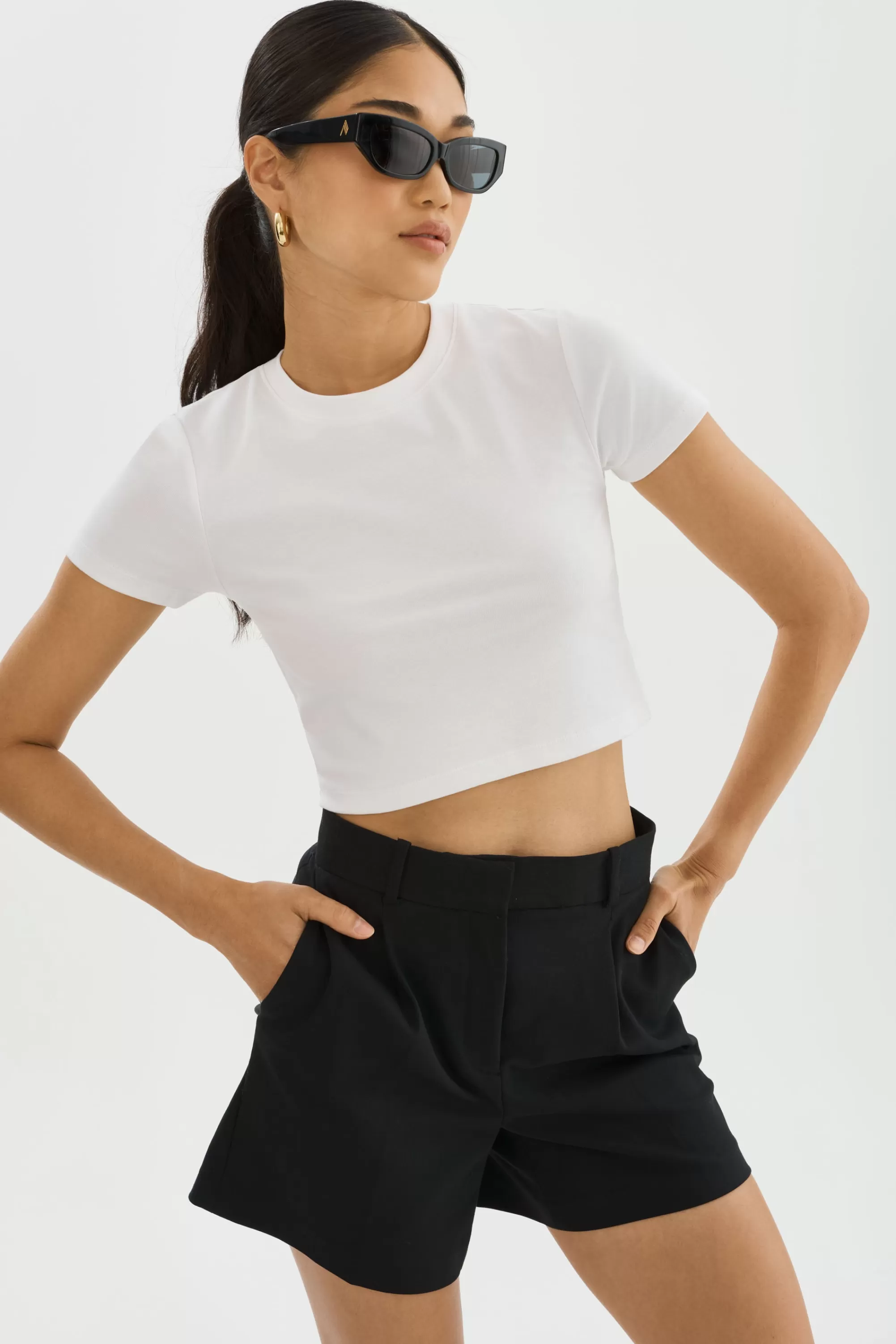 Shop LAMARQUE INGA | Cropped T-Shirt White