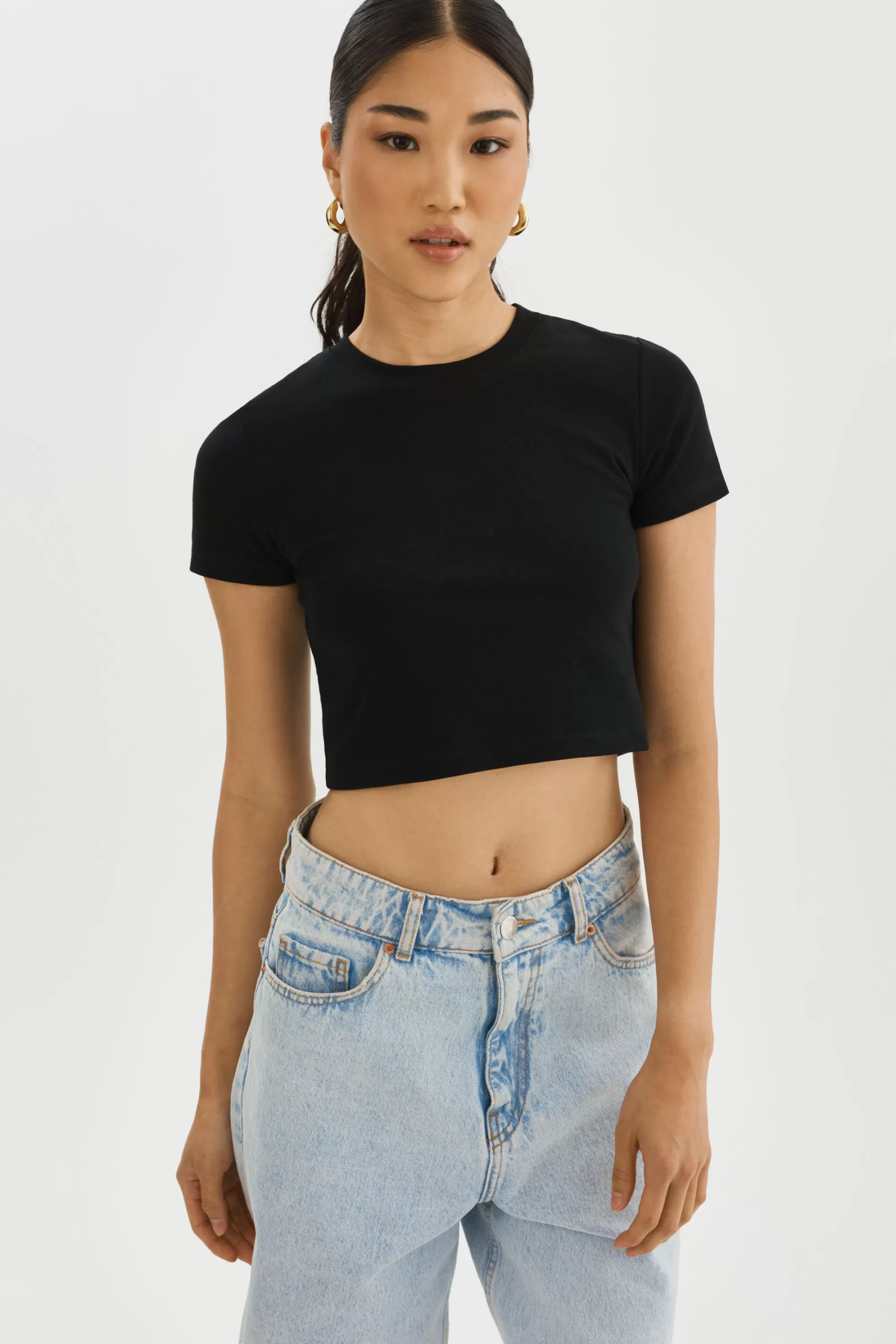 Discount LAMARQUE INGA | Cropped T-Shirt Black