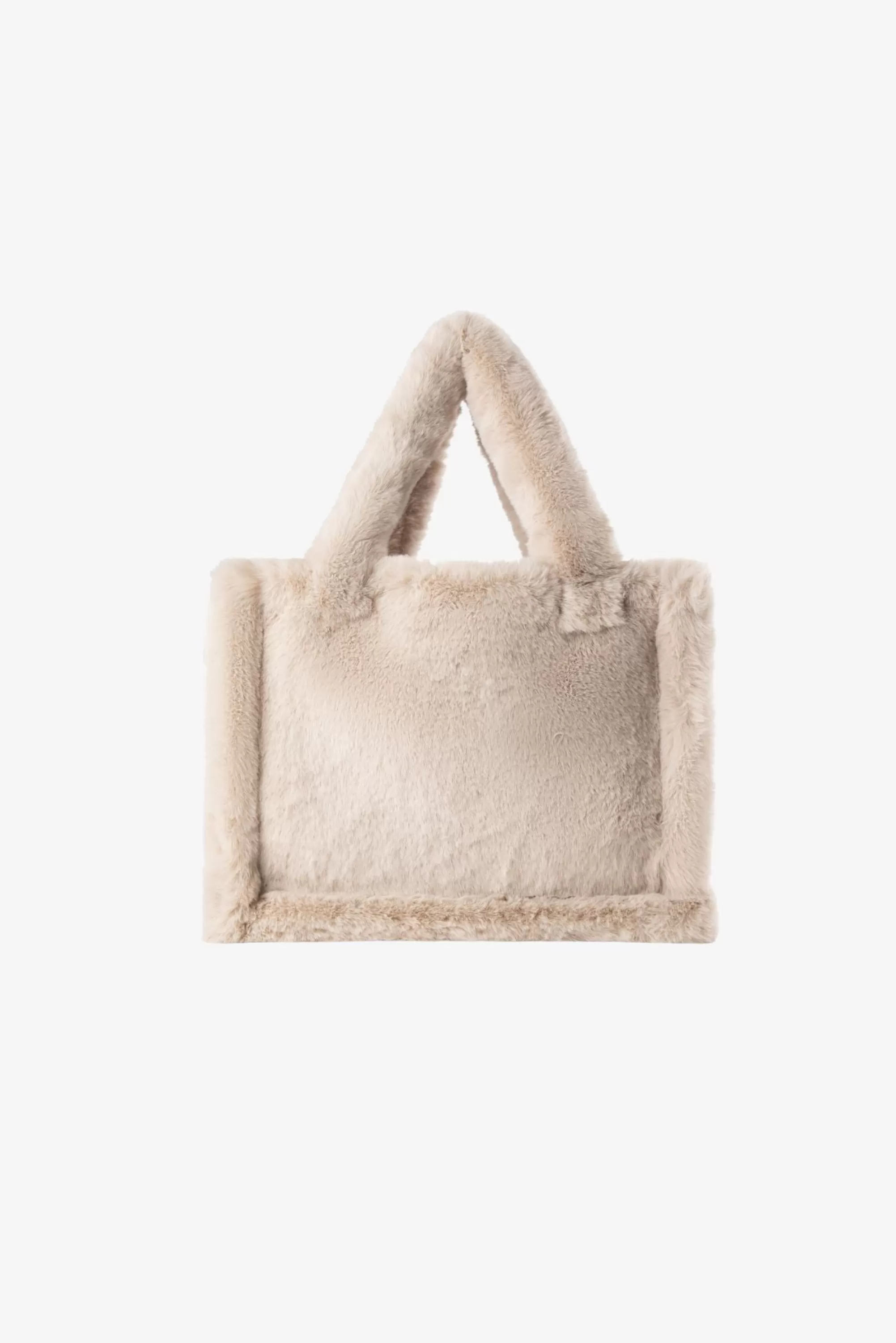 Flash Sale LAMARQUE JADE Faux Fur Tote Bag Oat