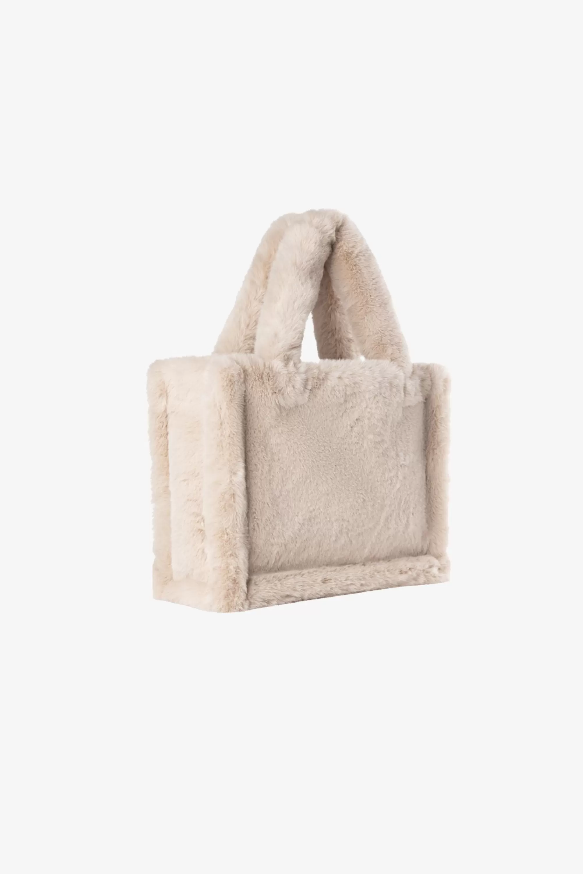 Flash Sale LAMARQUE JADE Faux Fur Tote Bag Oat