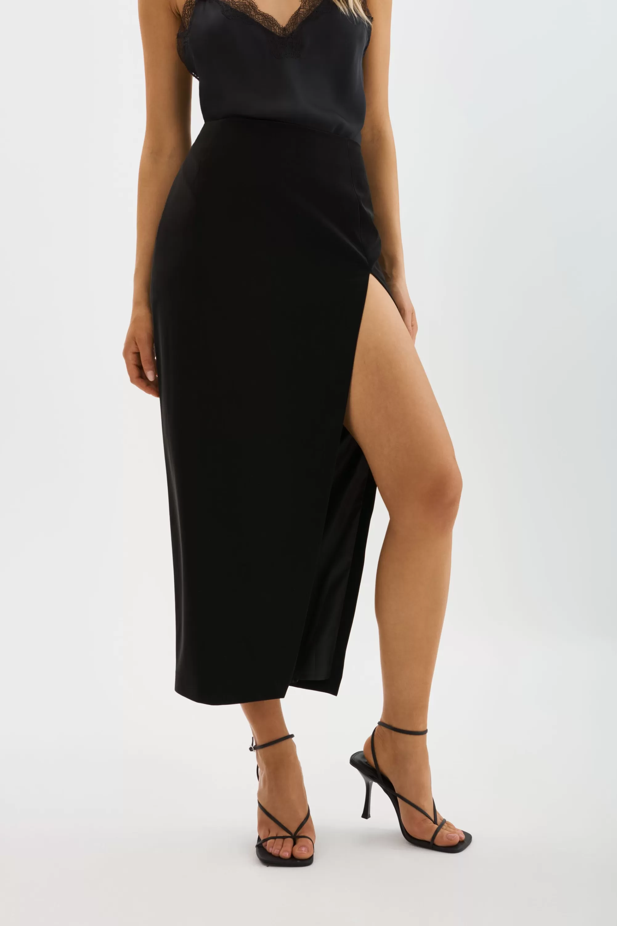 Store LAMARQUE JAY | Faux Leather Skirt Black