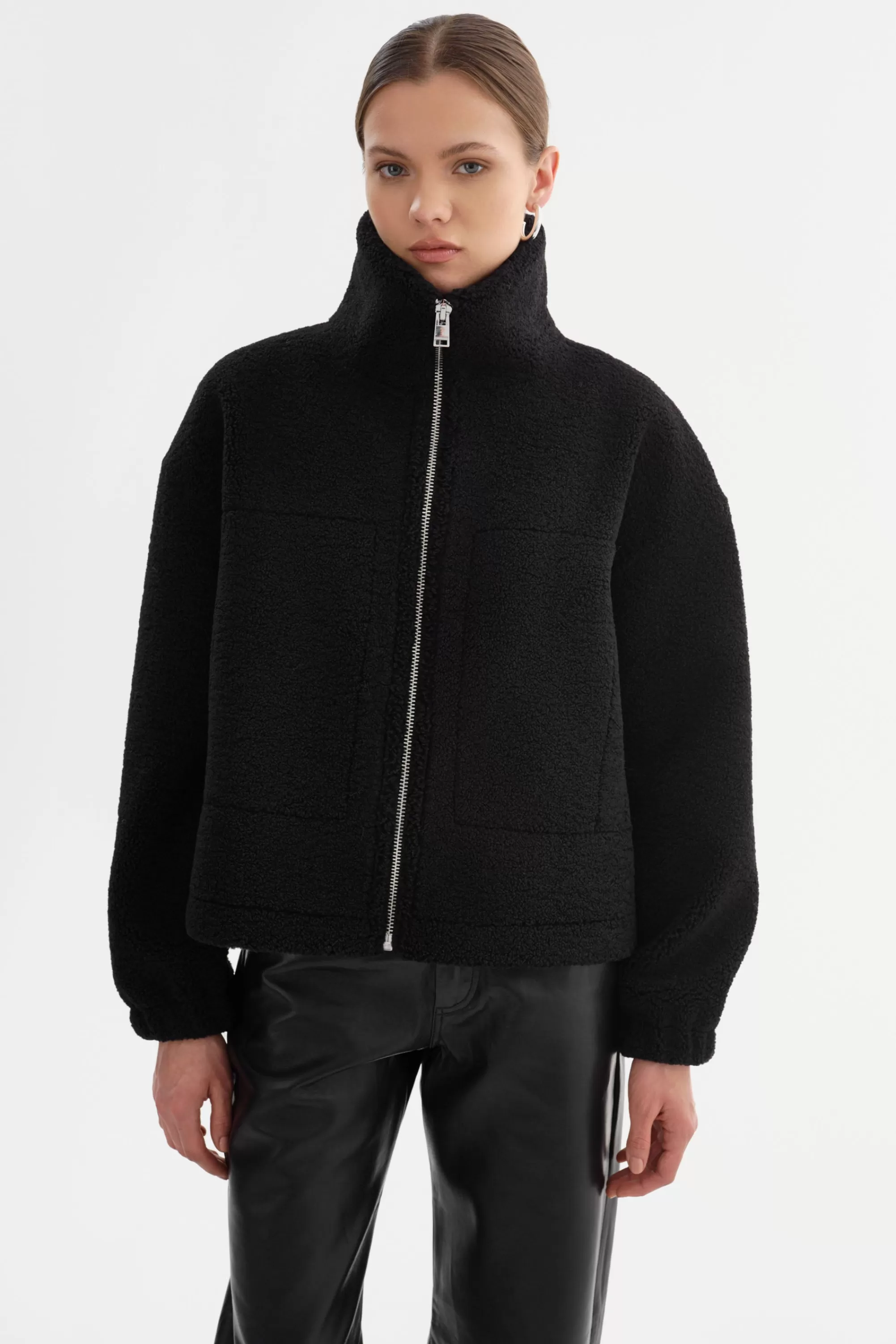 Hot LAMARQUE JAYNA | Sherpa Jacket Black