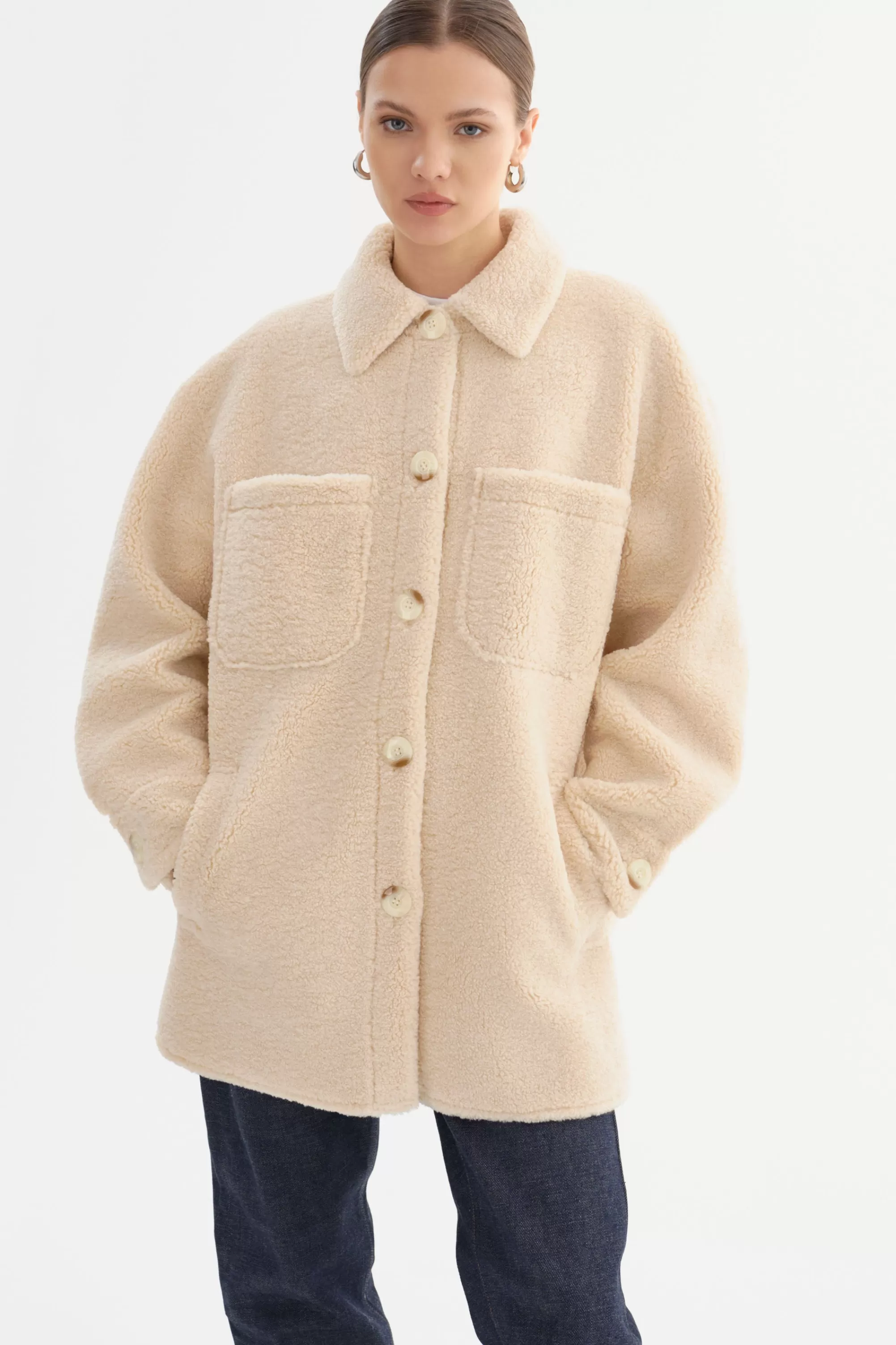 Store LAMARQUE KANE | Sherpa Shacket Beige