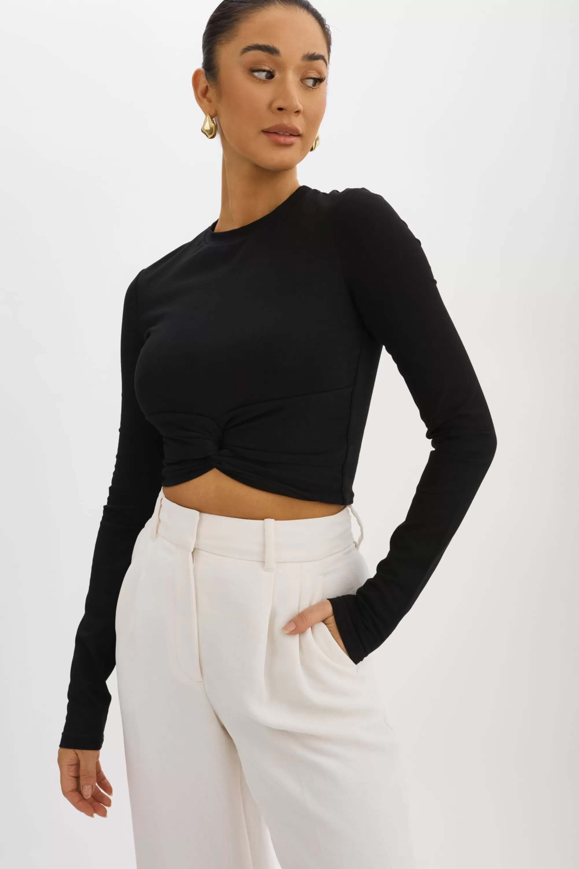 Online LAMARQUE KSENIA | Twist Top Black