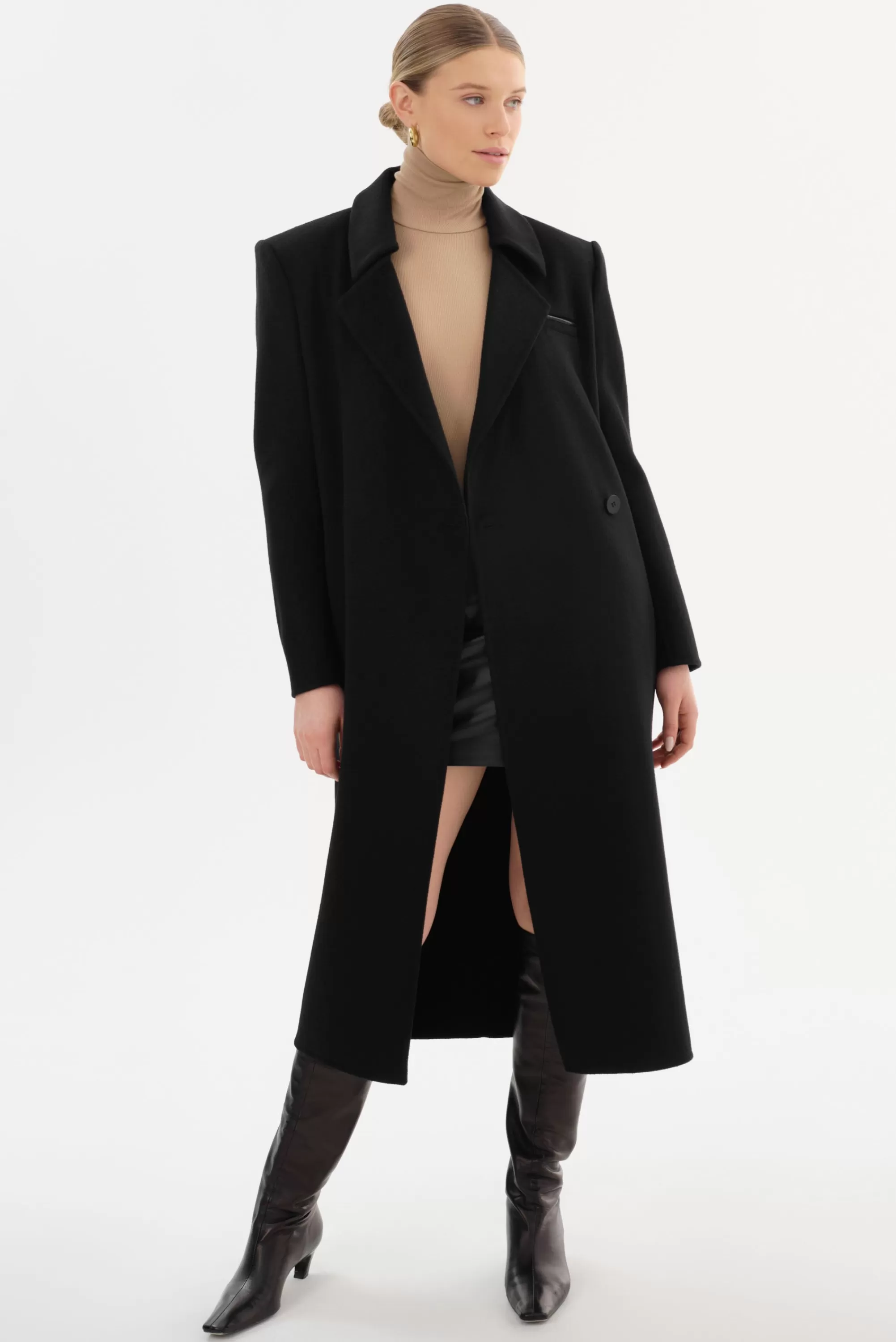 Discount LAMARQUE LORELEI | Double Face Wool Coat Black