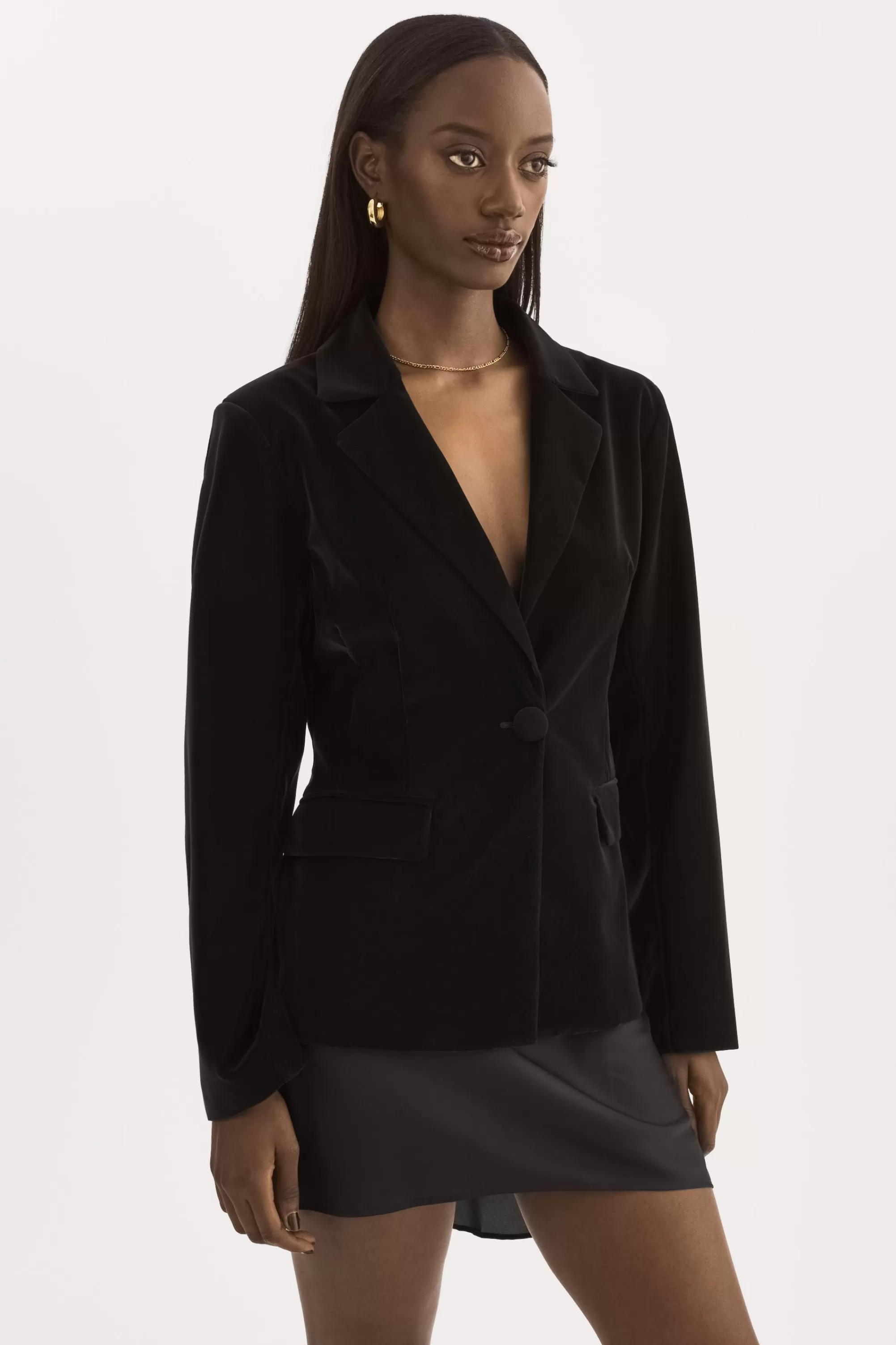 Best Sale LAMARQUE LOTTIE | Faux Leather Blazer Black