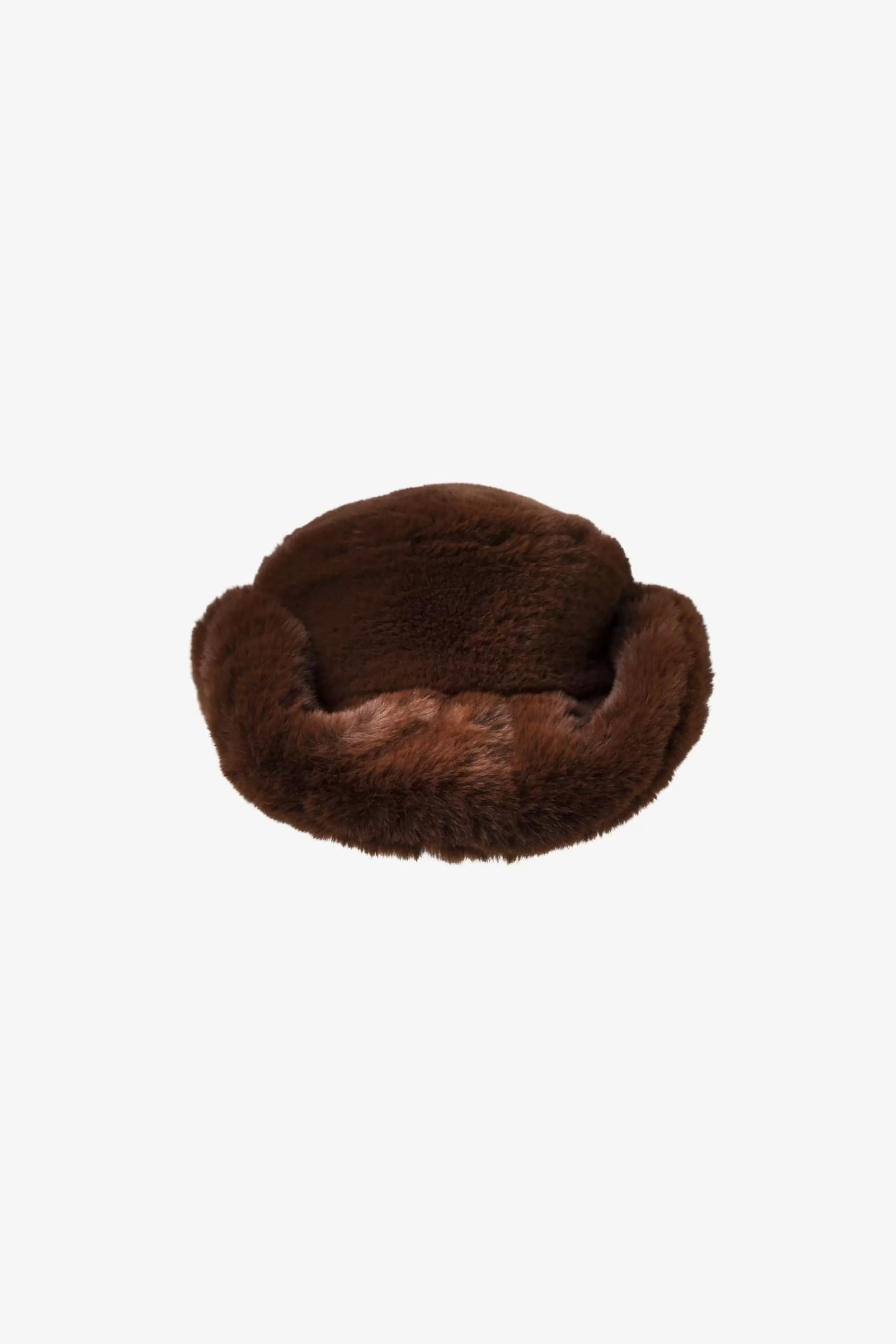 New LAMARQUE MEL | Faux Fur Cowboy Hat Russet