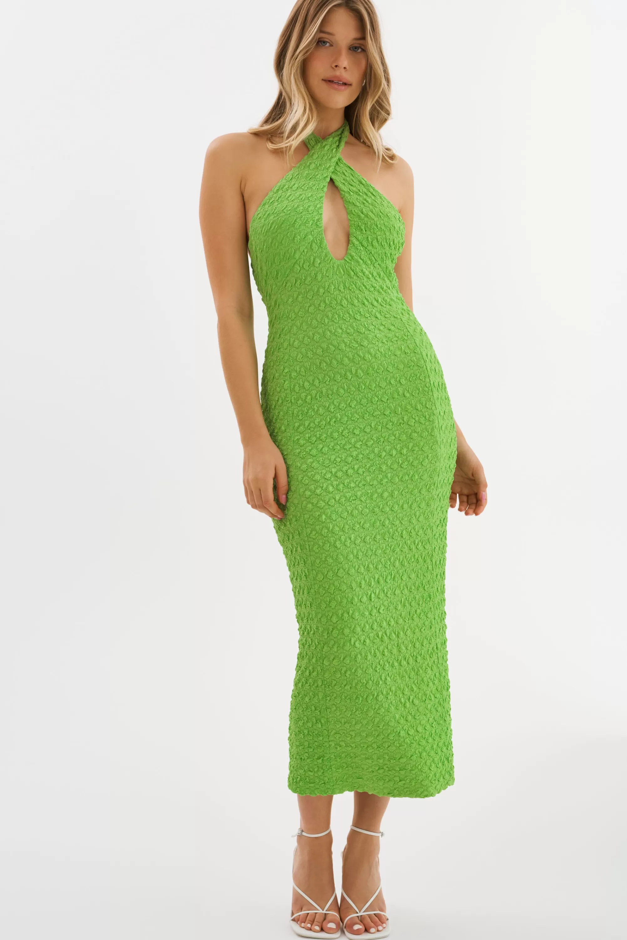 New LAMARQUE MILCA | Halterneck Dress Kelly Green