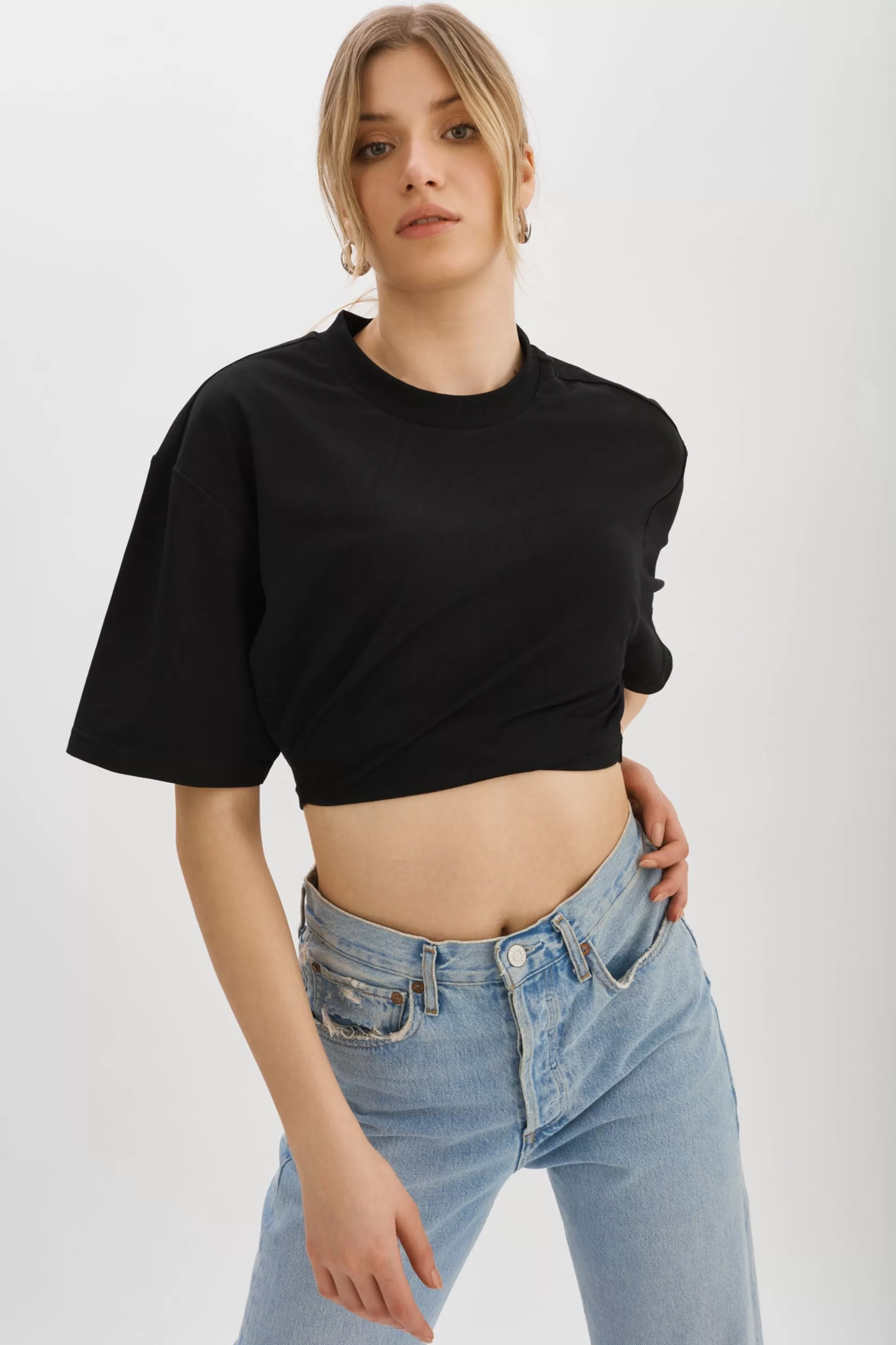 Discount LAMARQUE NAIA | Cropped Tee Black