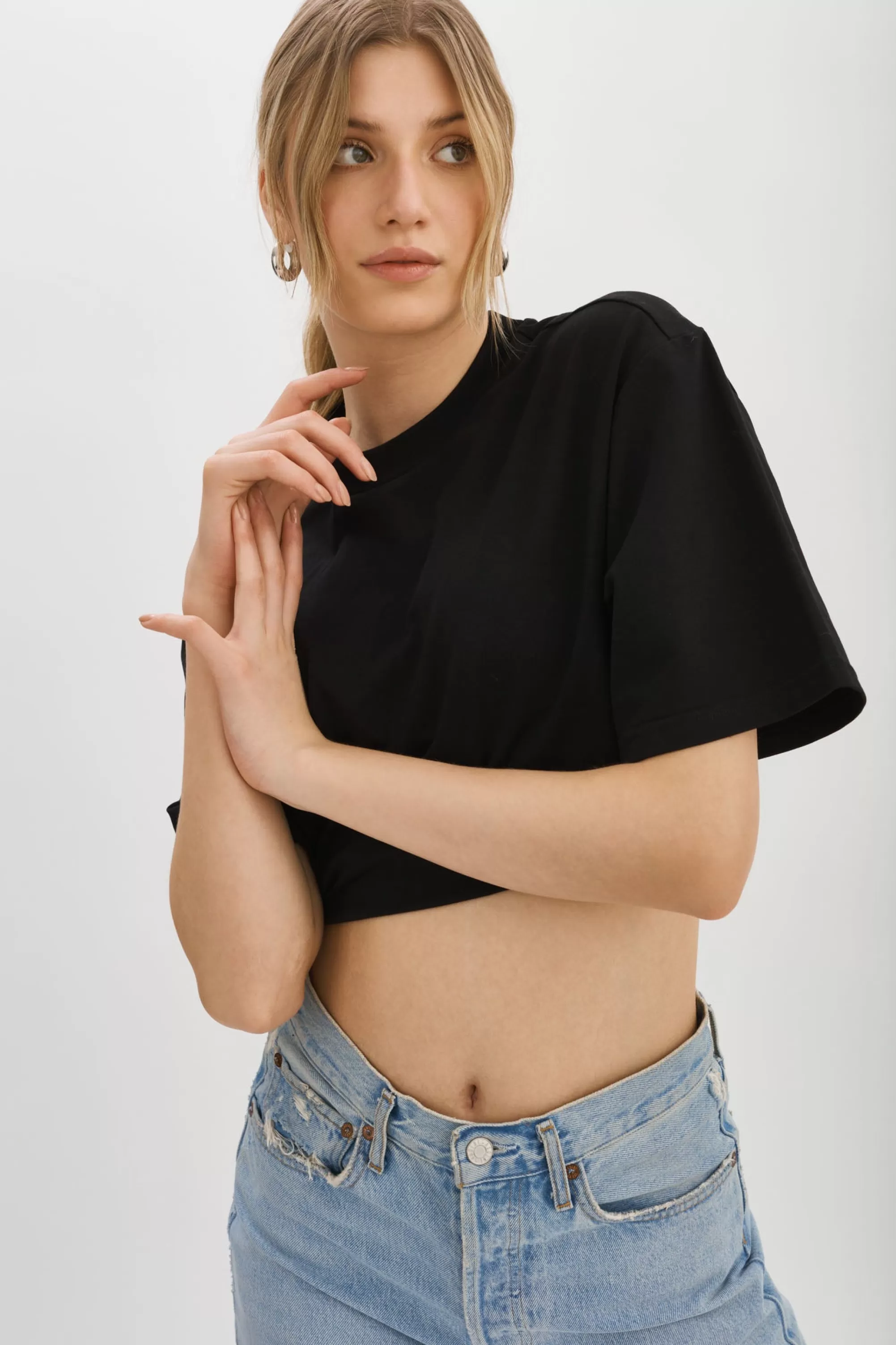 Discount LAMARQUE NAIA | Cropped Tee Black