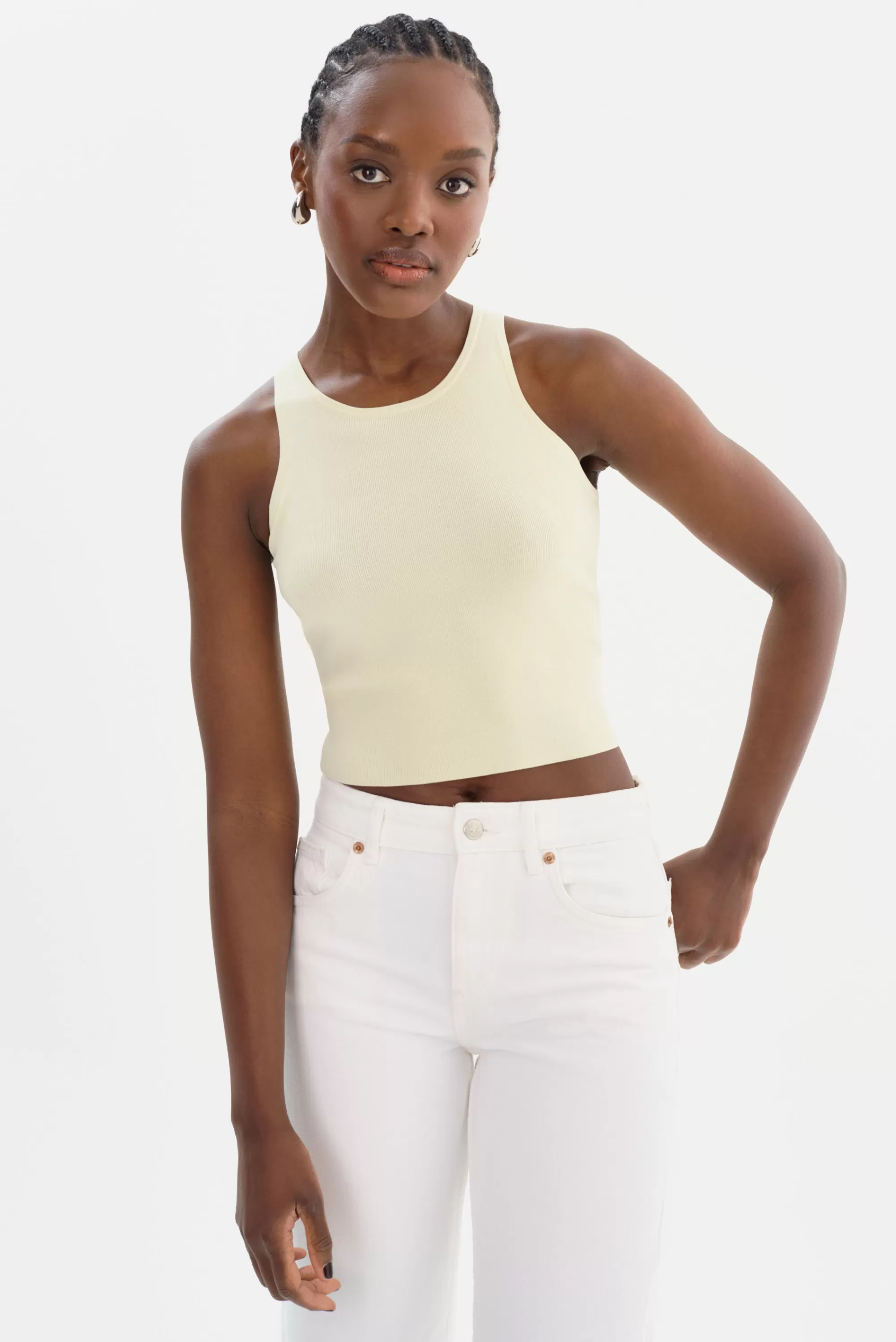 Cheap LAMARQUE NEVINA | Knit Tank Top Lemon Icing