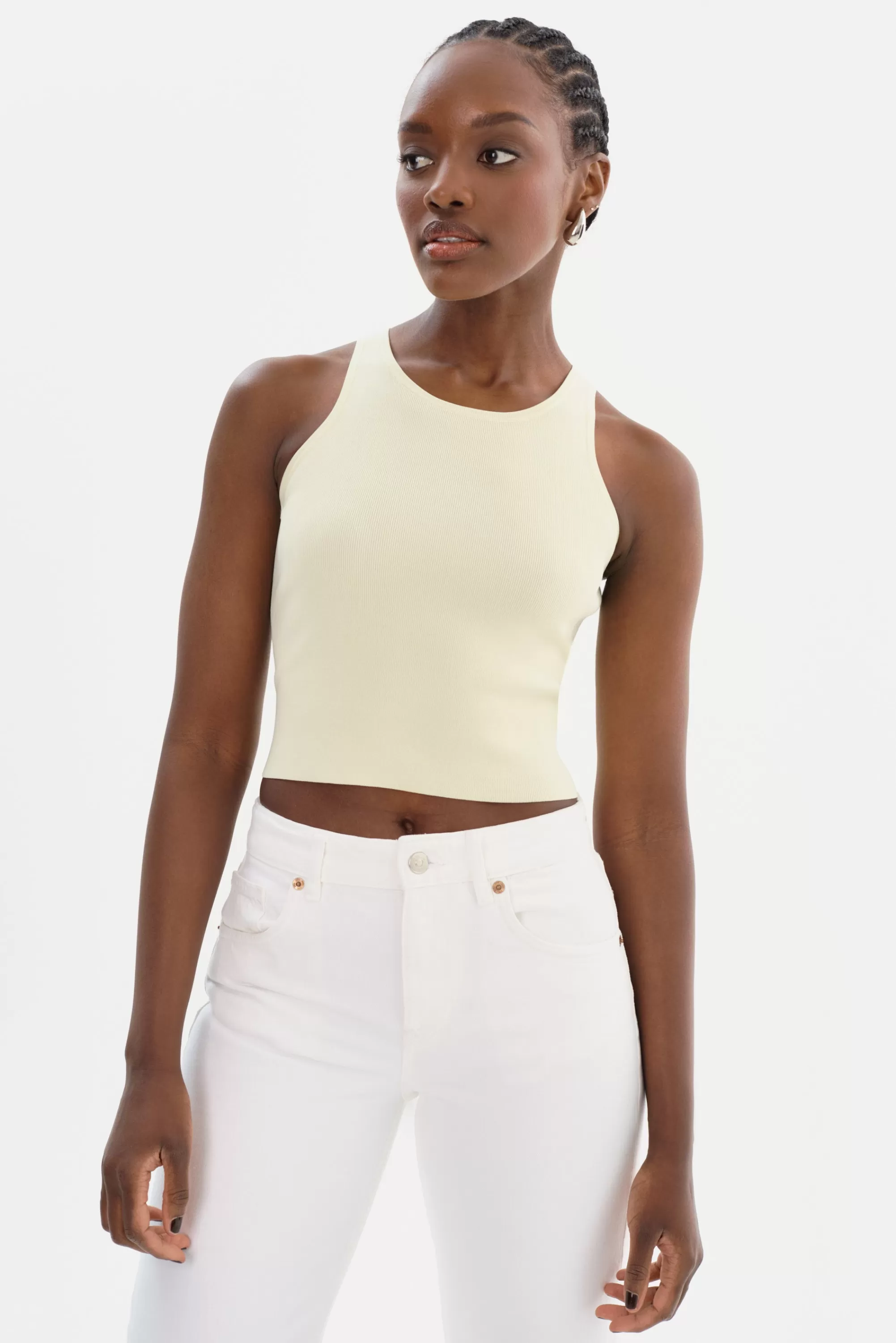 Cheap LAMARQUE NEVINA | Knit Tank Top Lemon Icing