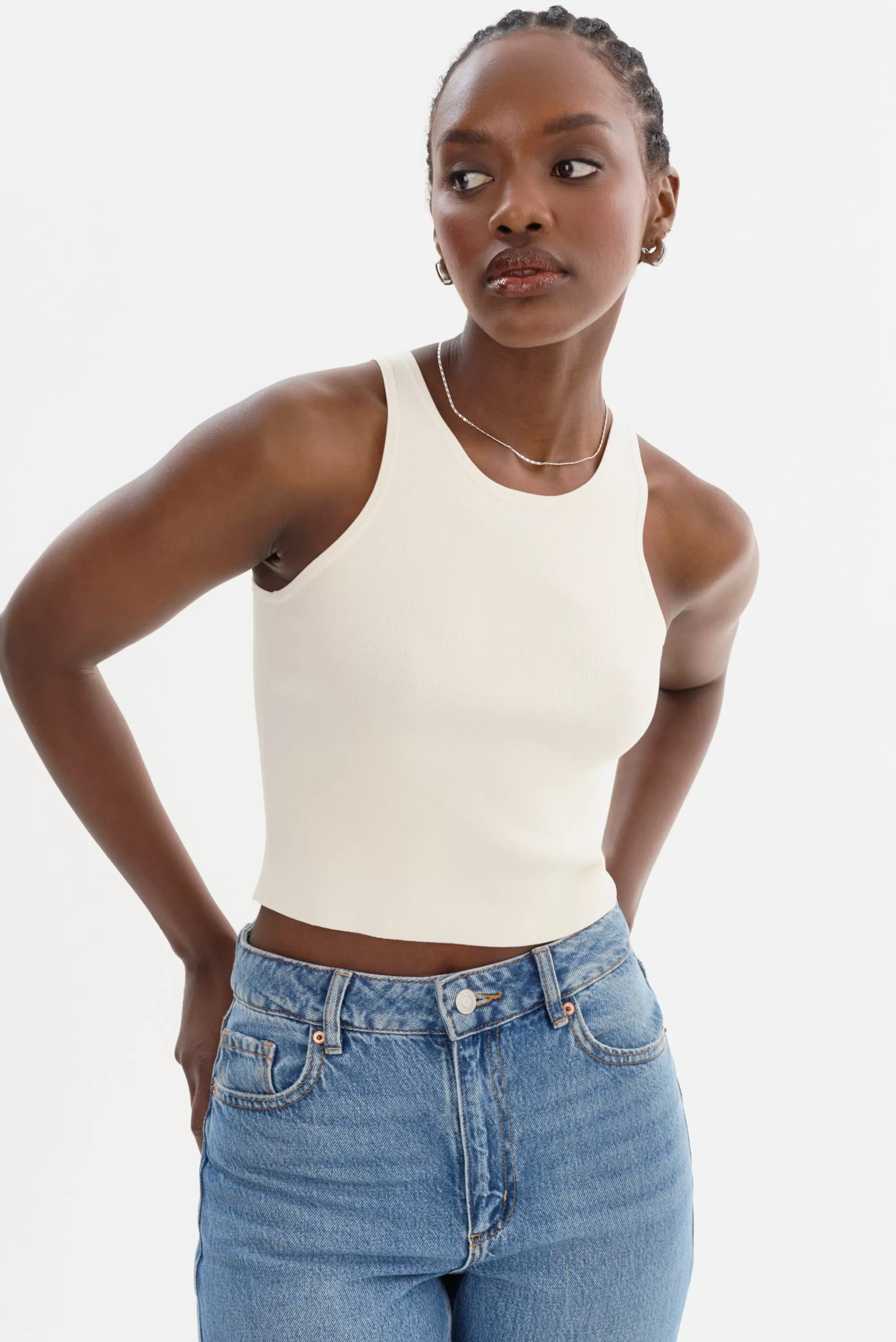 Best LAMARQUE NEVINA | Knit Tank Top Off White