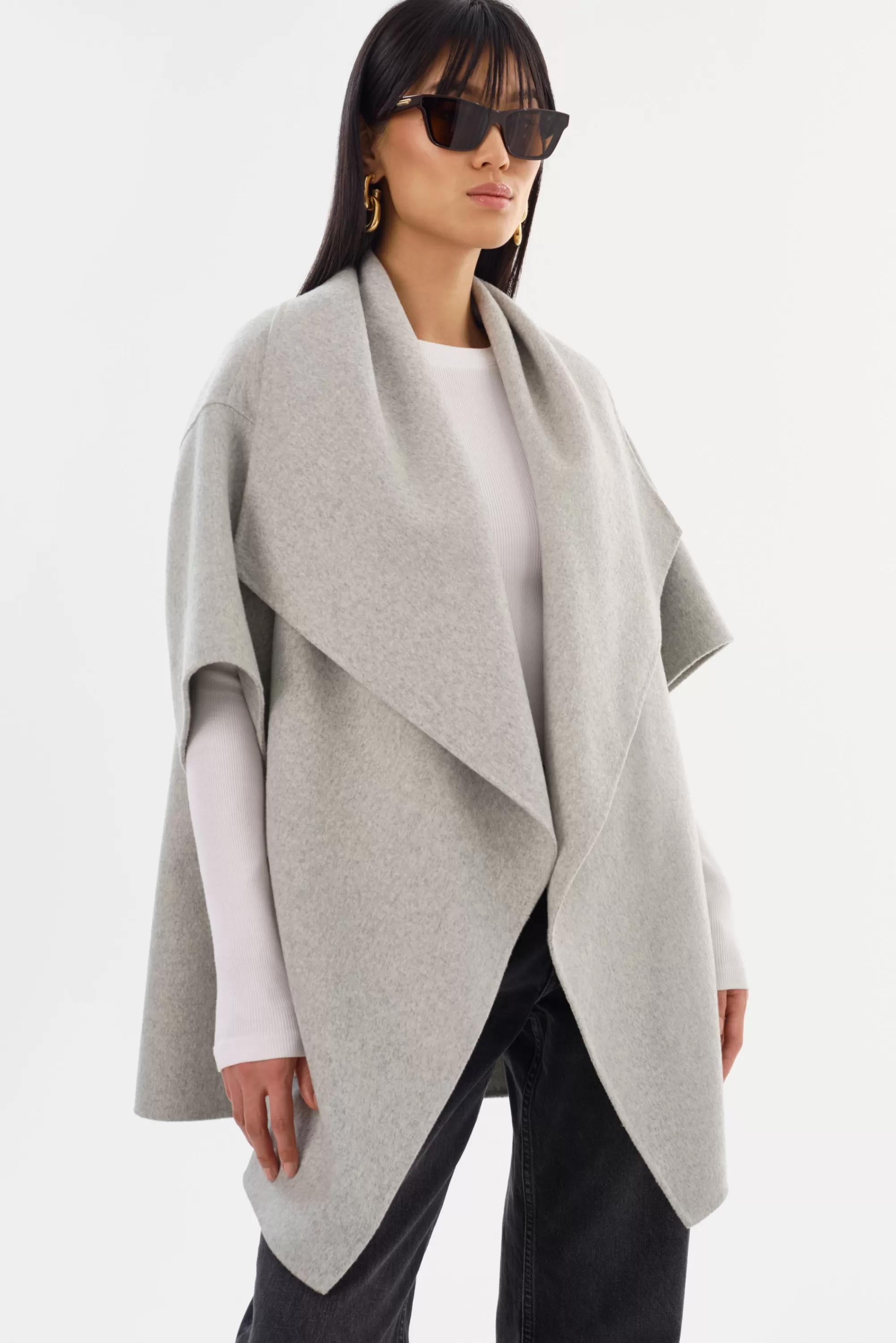 Store LAMARQUE PENELOPE | Double Face Wool Coat Light Grey