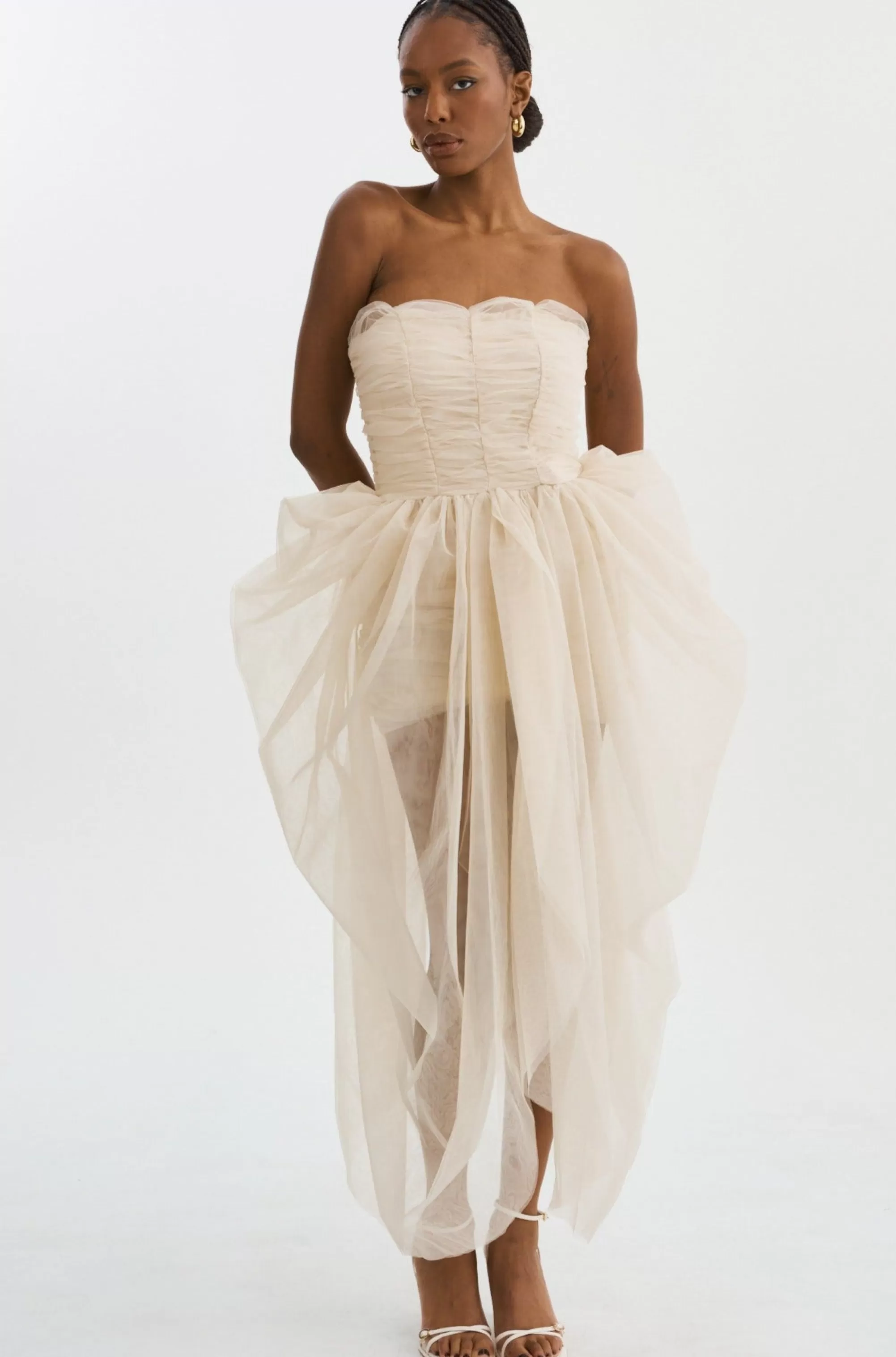 Outlet LAMARQUE PIXIE | Tulle Dress Light Beige