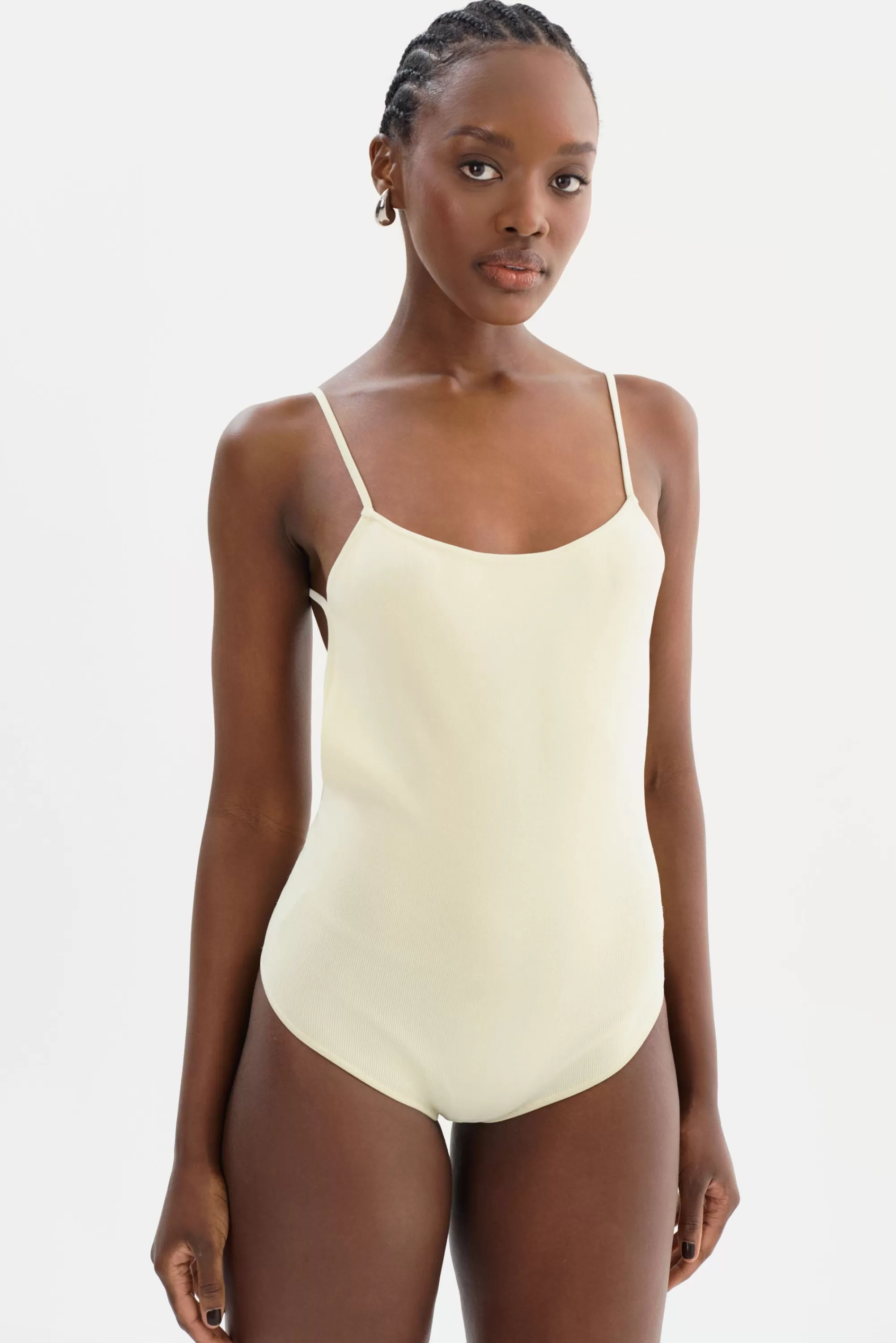 Discount LAMARQUE RENATA | Knit Bodysuit Lemon Icing