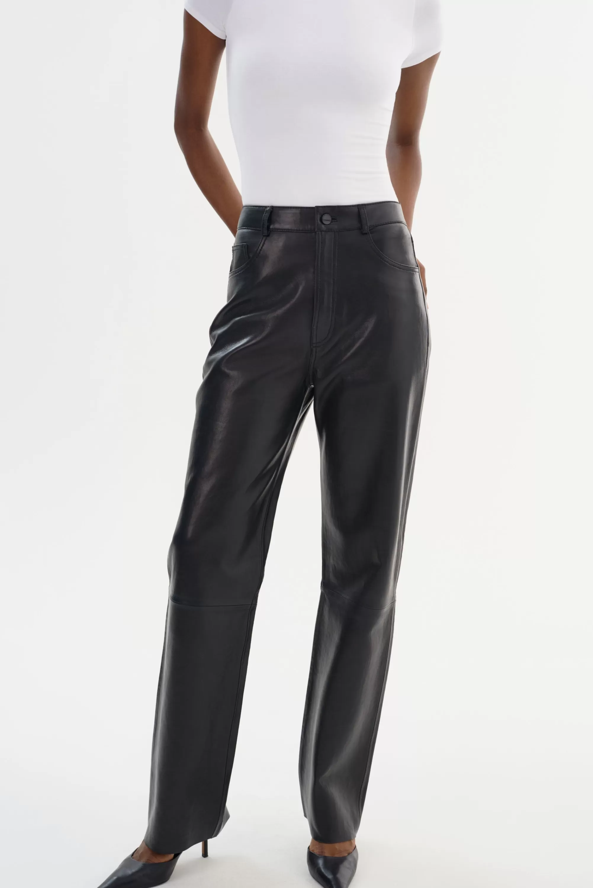 Fashion LAMARQUE SHANNON | Leather Pants Black