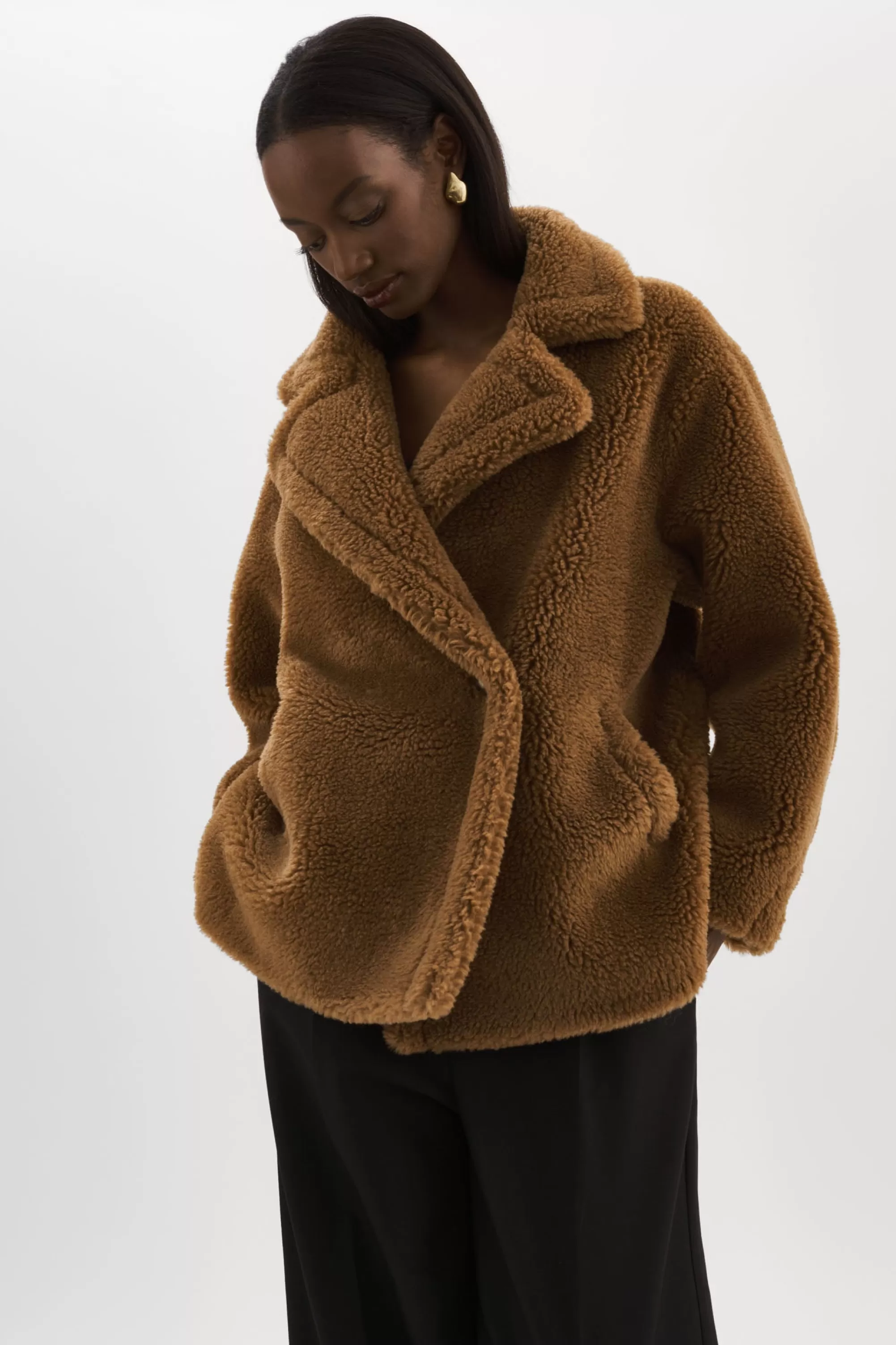 Store LAMARQUE SOPHIE | Sherpa Jacket Brown