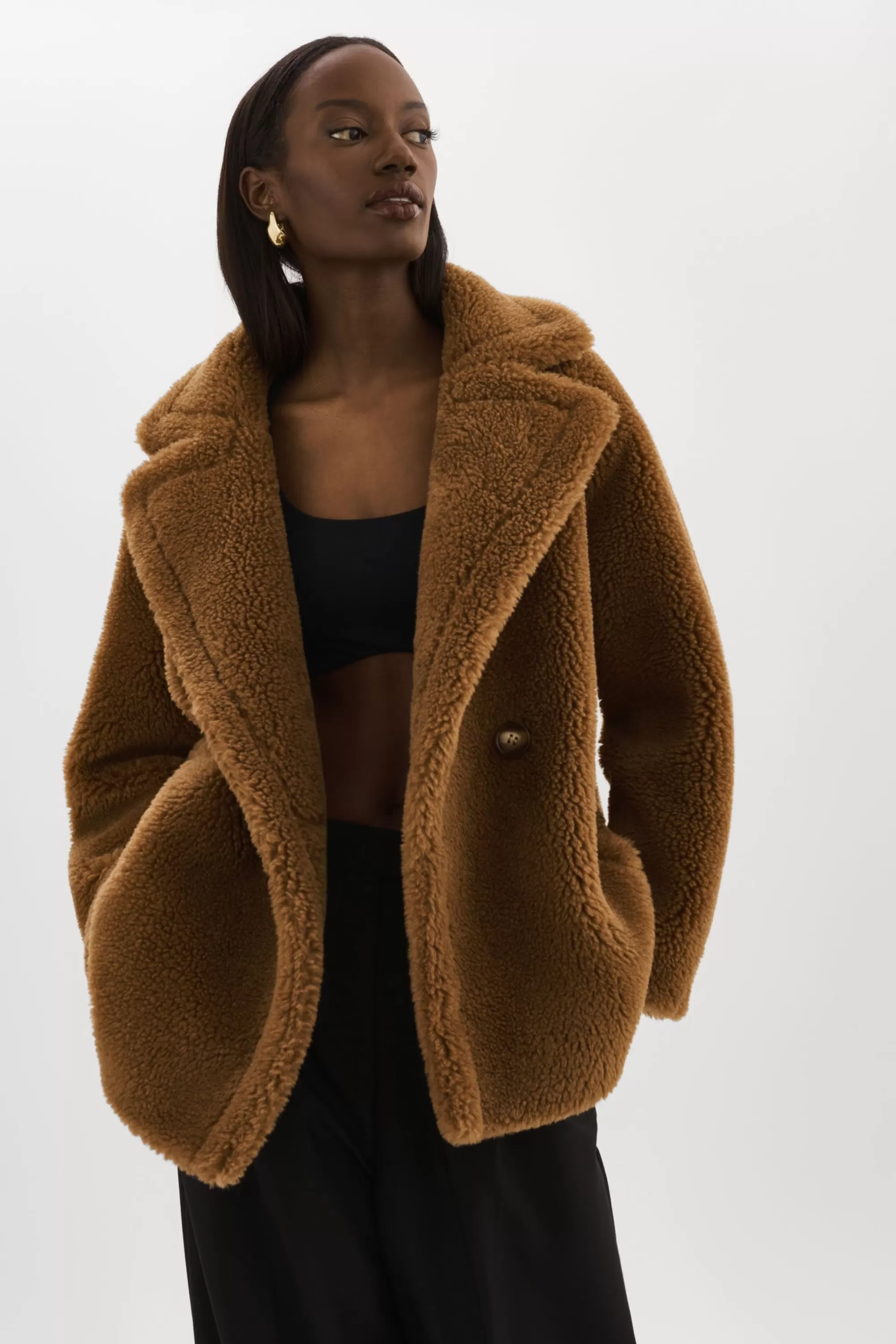 Store LAMARQUE SOPHIE | Sherpa Jacket Brown