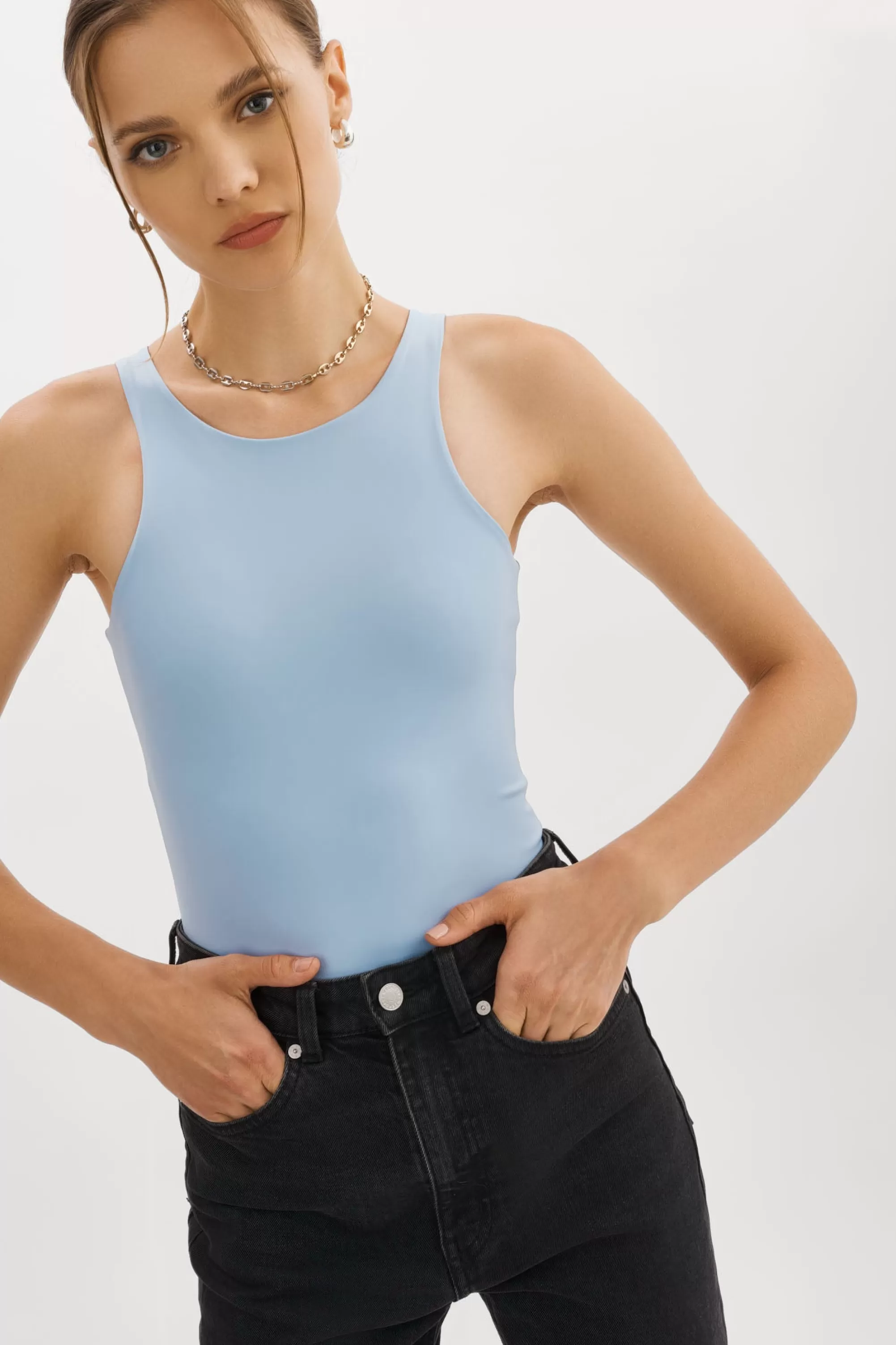 Hot LAMARQUE SYDELLE | Bodysuit Tank Top Powder blue