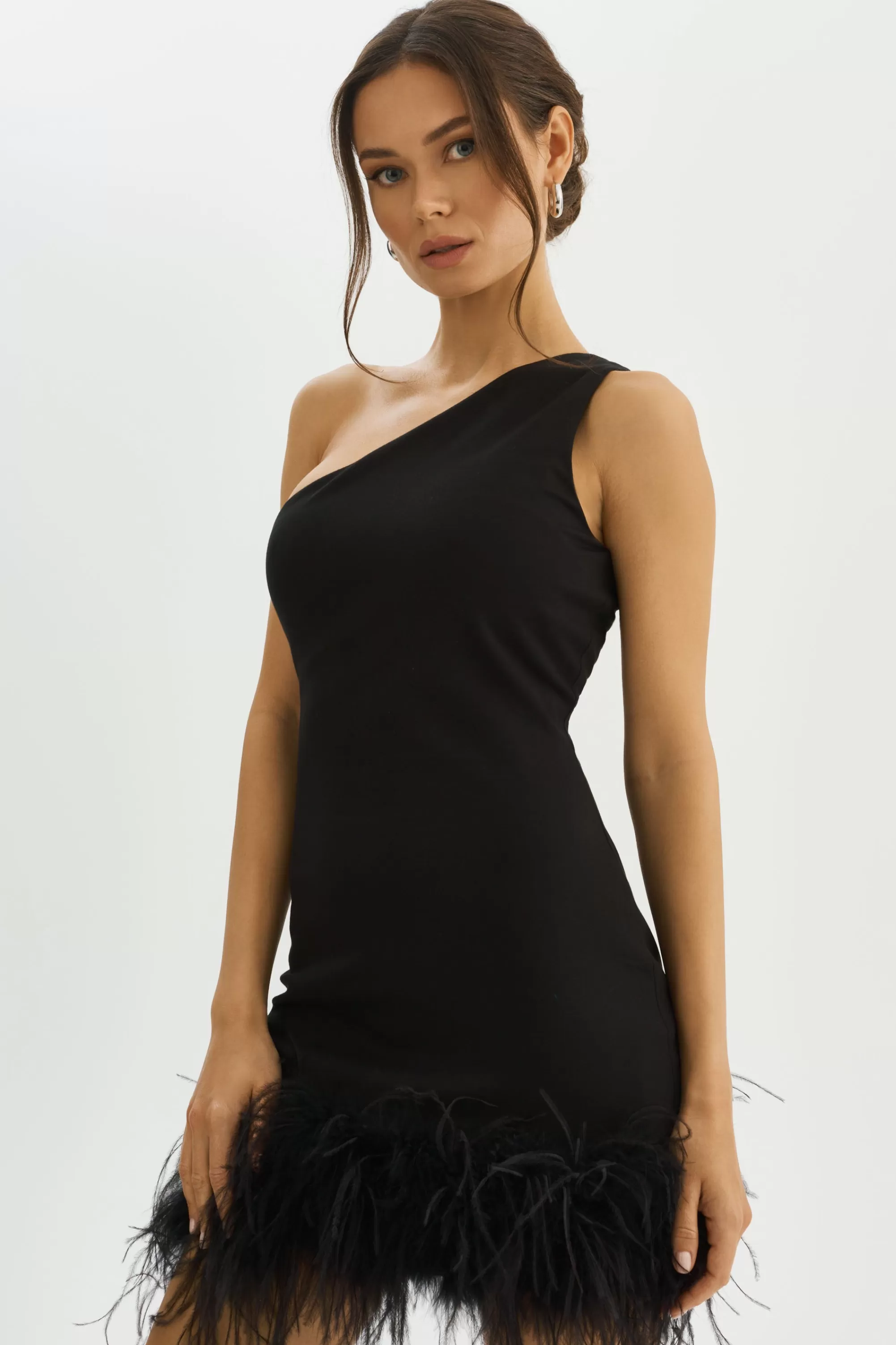 Best LAMARQUE TAFIA | One Shoulder Mini Dress Black