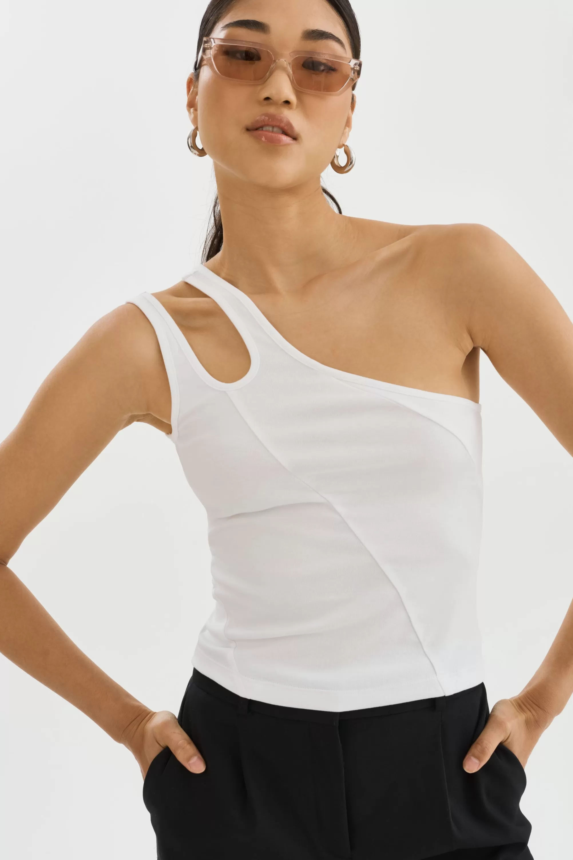 Sale LAMARQUE TERRA | One Shoulder Top White