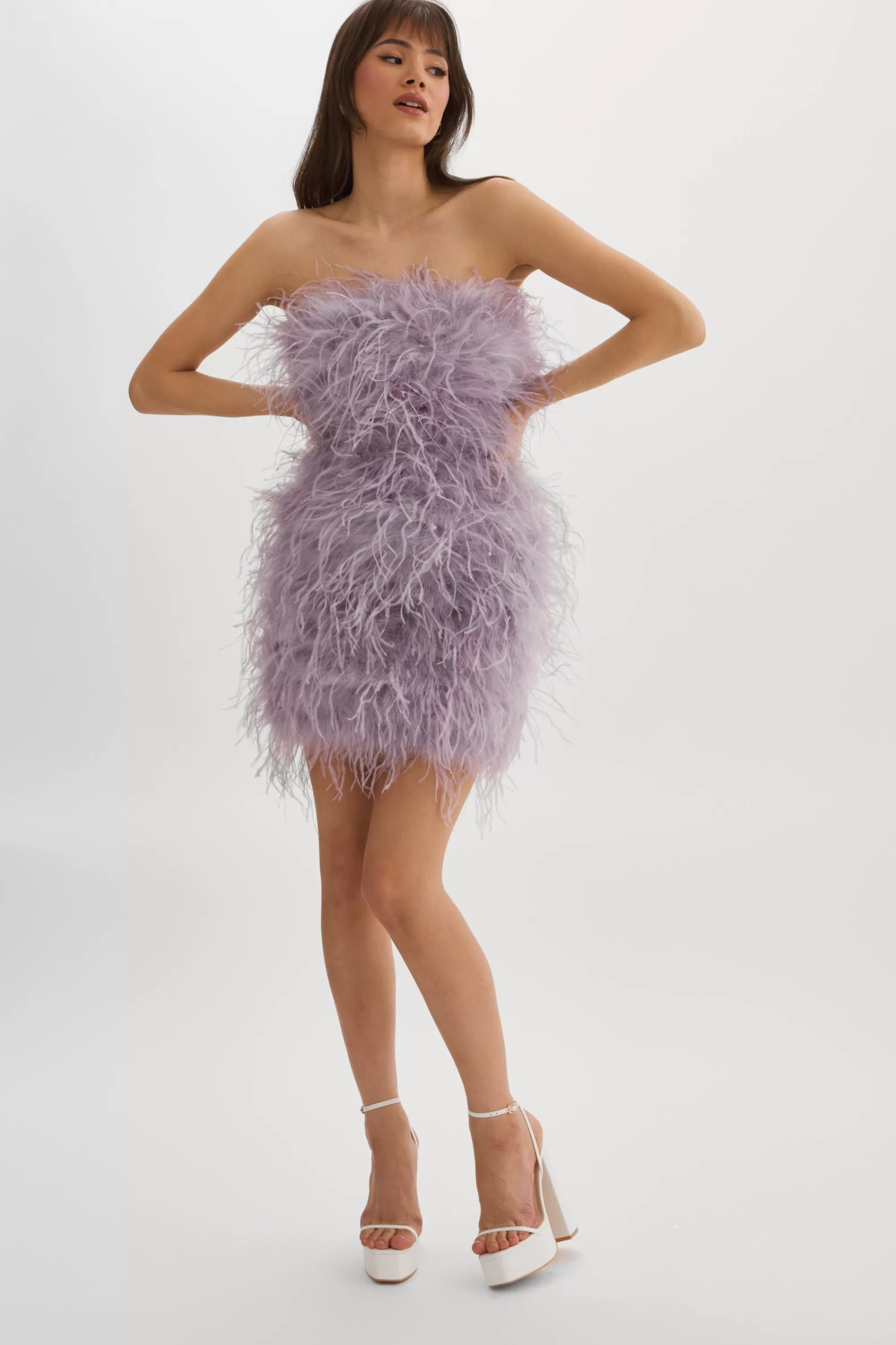 Outlet LAMARQUE TRIANA | Feather Dress Lavender