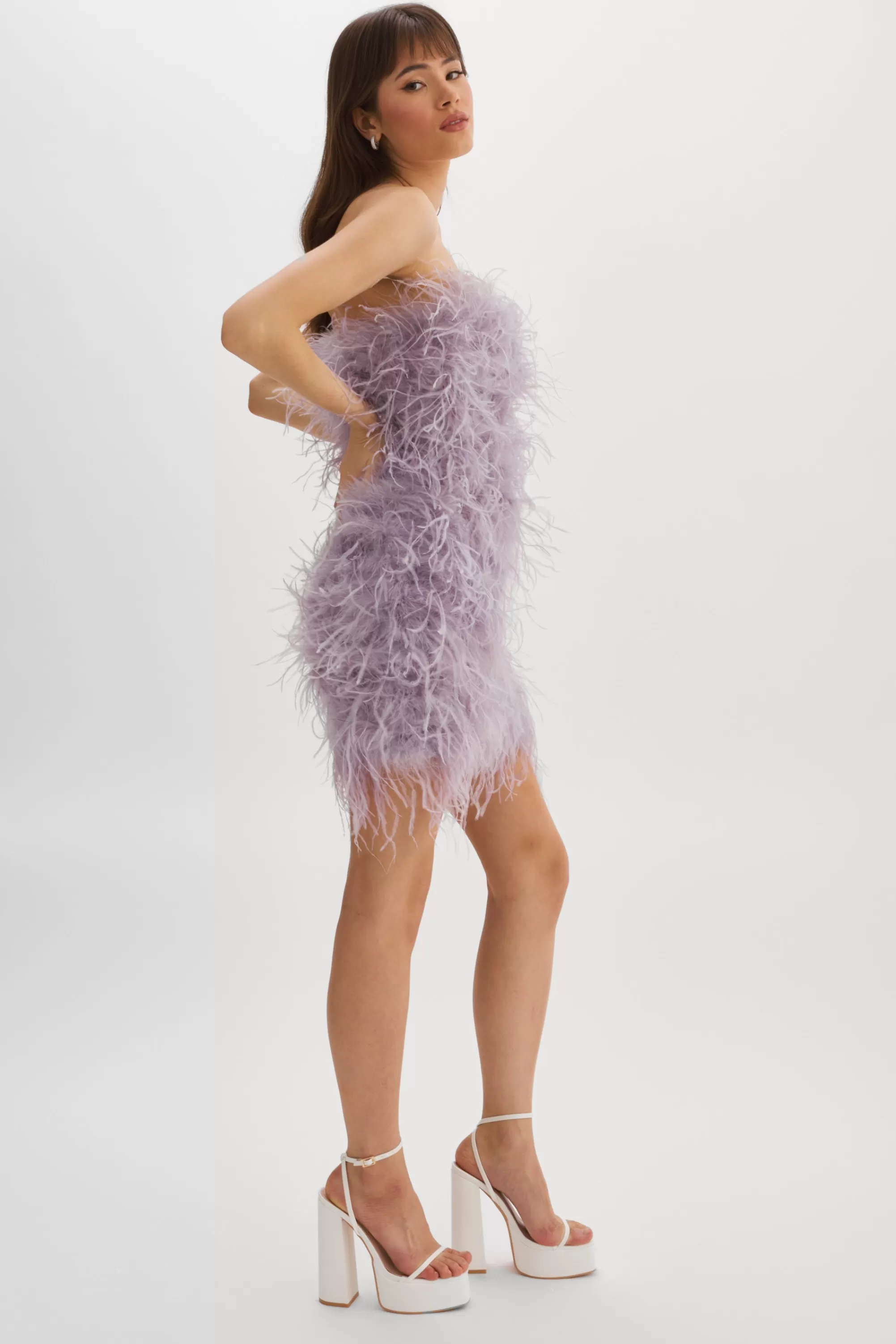 Outlet LAMARQUE TRIANA | Feather Dress Lavender