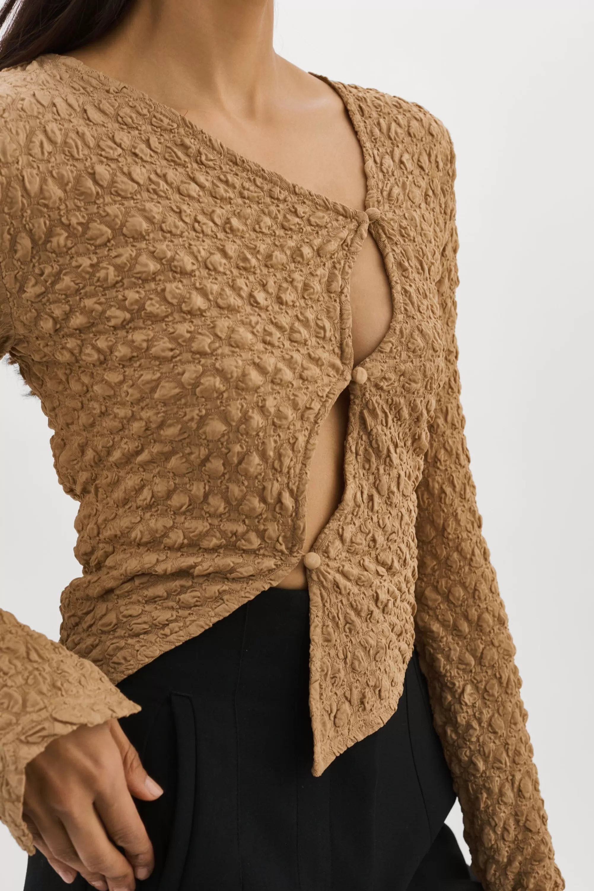 Hot LAMARQUE VENERA | Cut-Out Top WHEAT