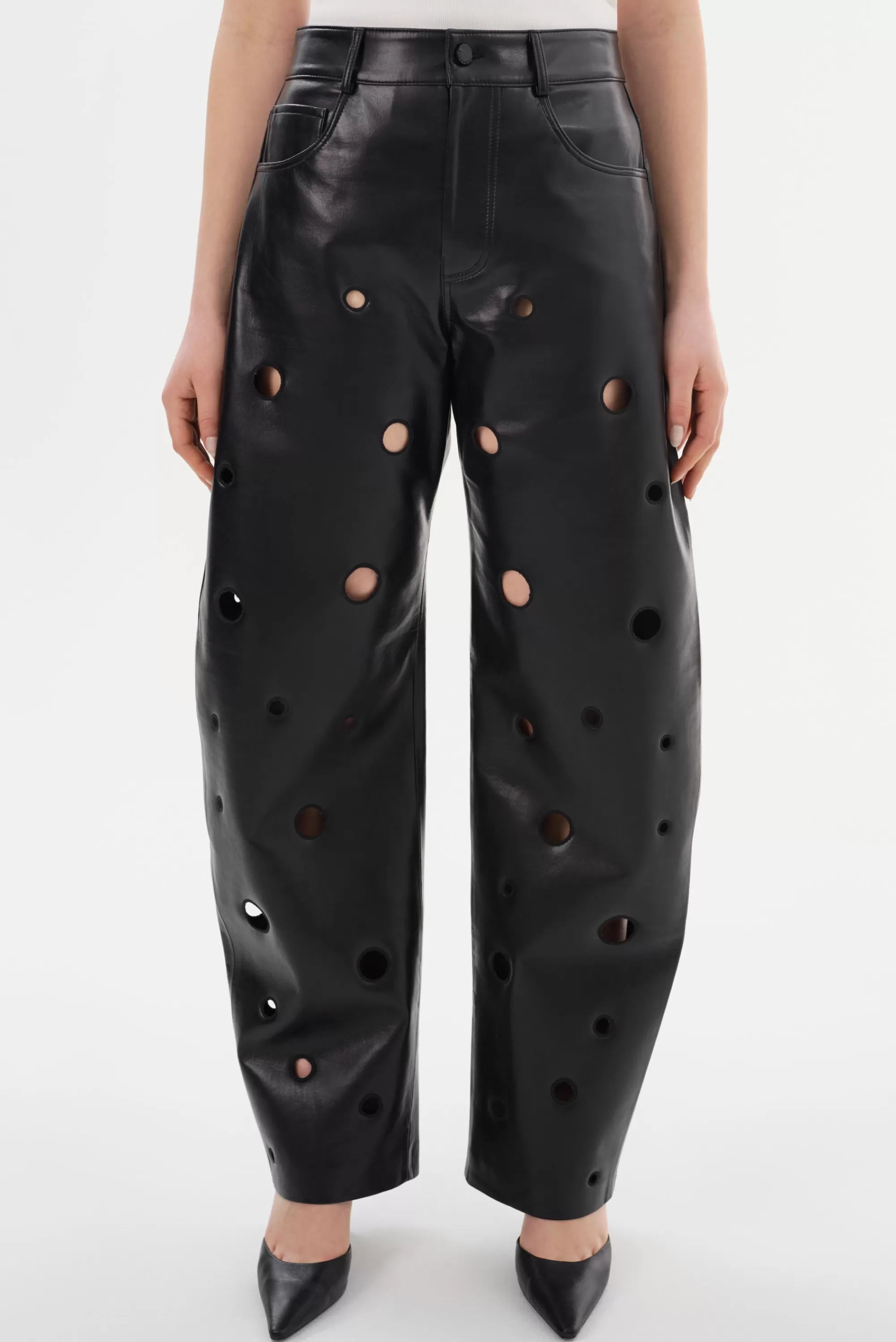 Fashion LAMARQUE VENTANA | Recycled Leather Pants Black