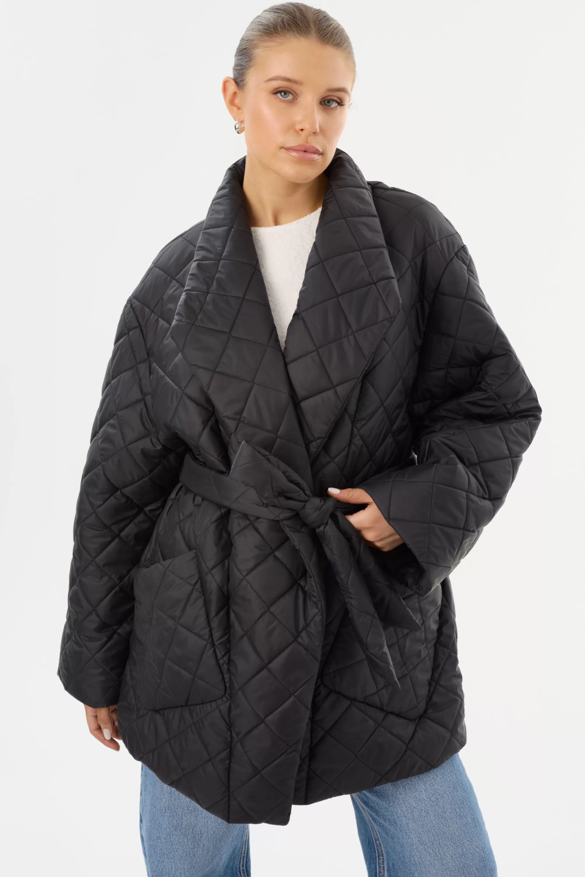 New LAMARQUE VERICA | Quilted Jacket Black