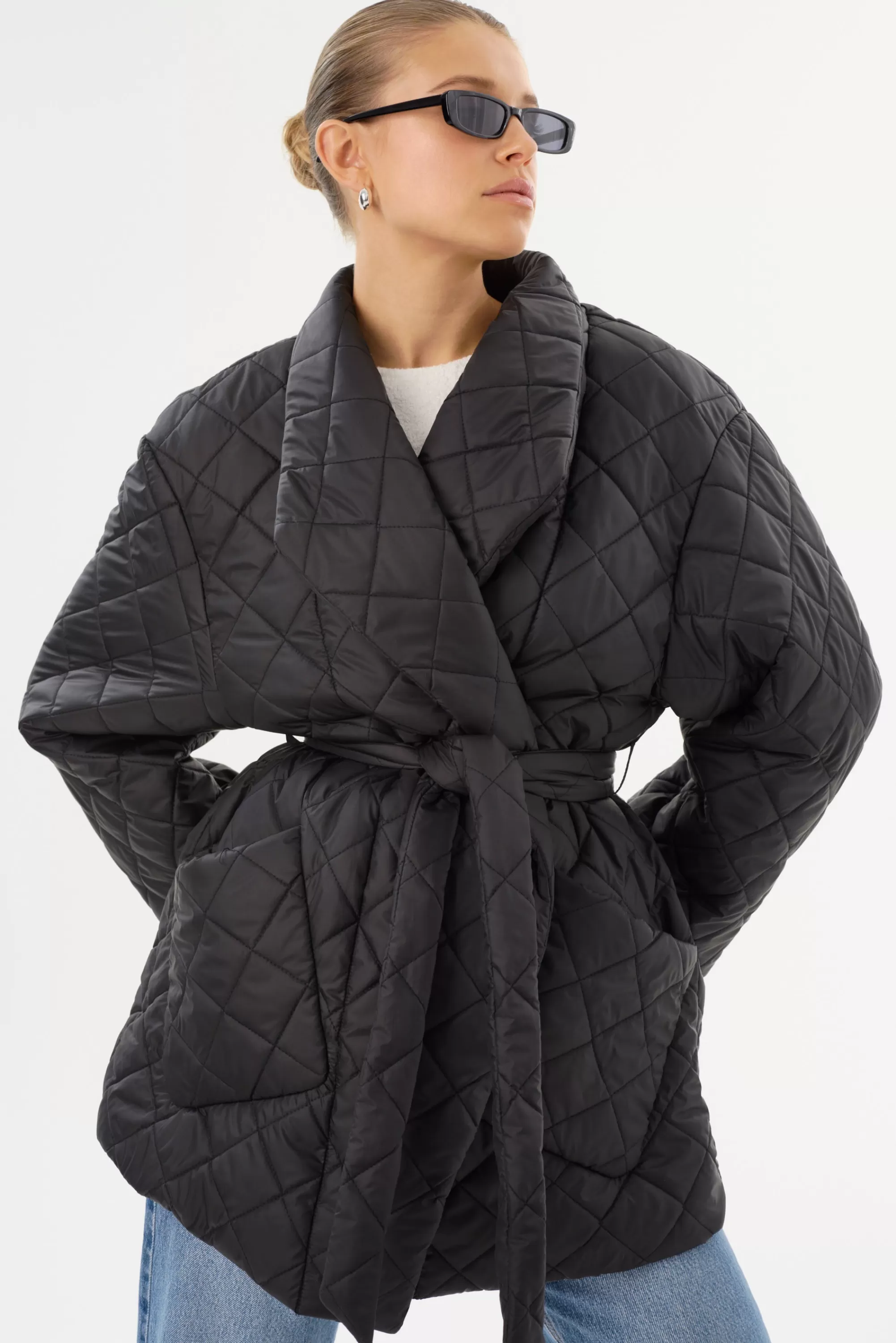 New LAMARQUE VERICA | Quilted Jacket Black