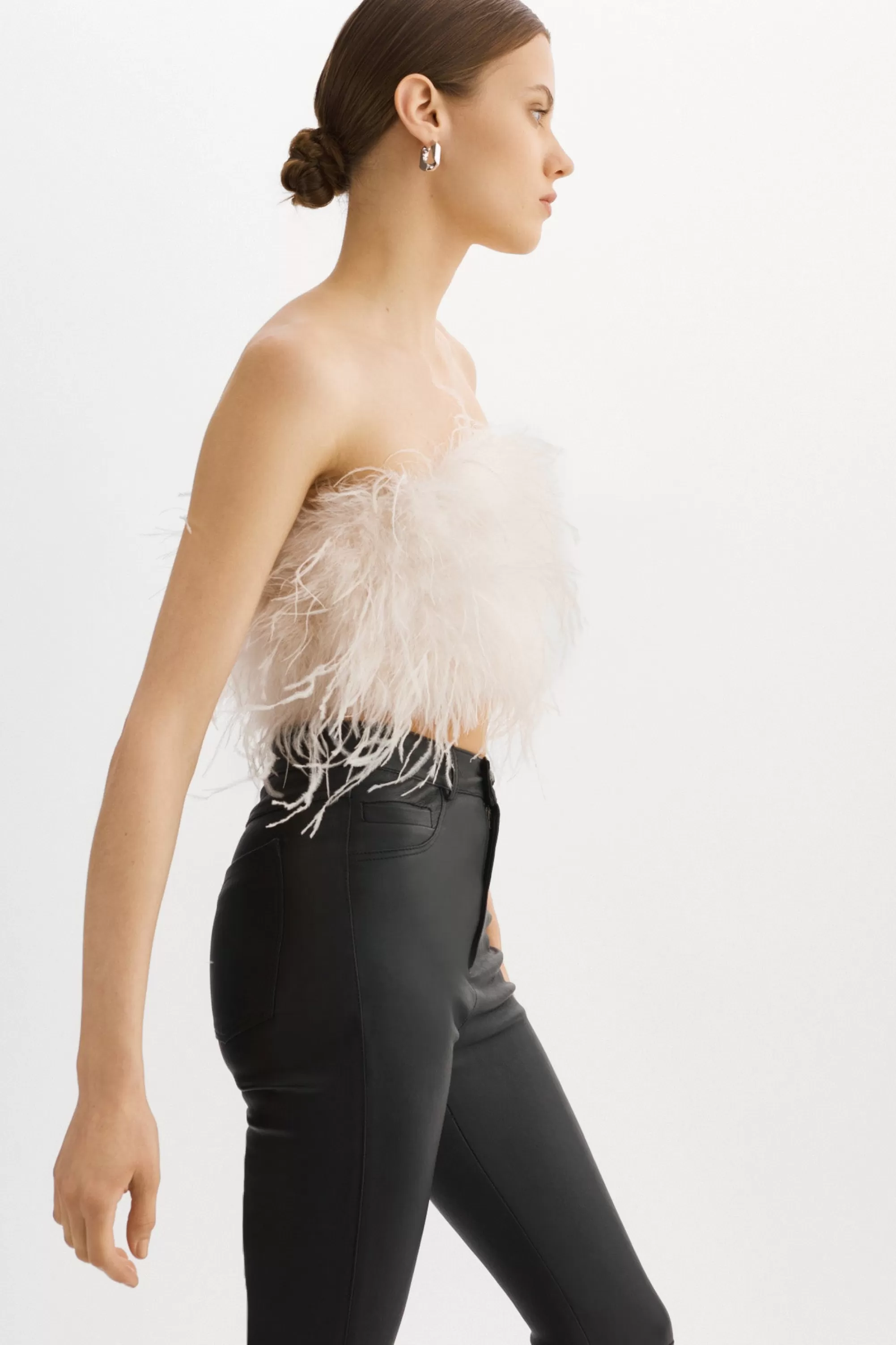 Online LAMARQUE ZAINA | Feather Bustier Bone