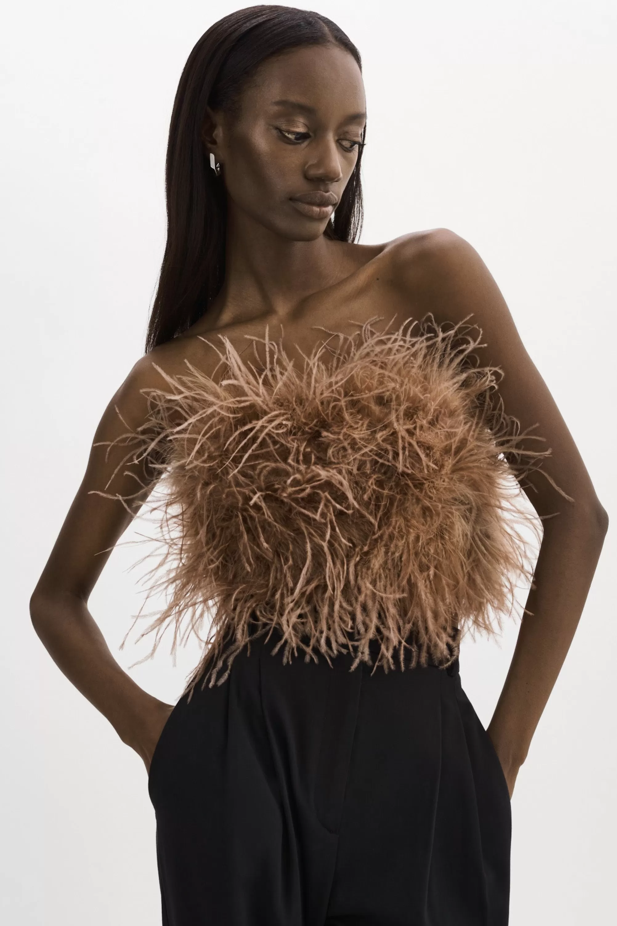 Flash Sale LAMARQUE ZAINA | Feather Bustier Sirocco